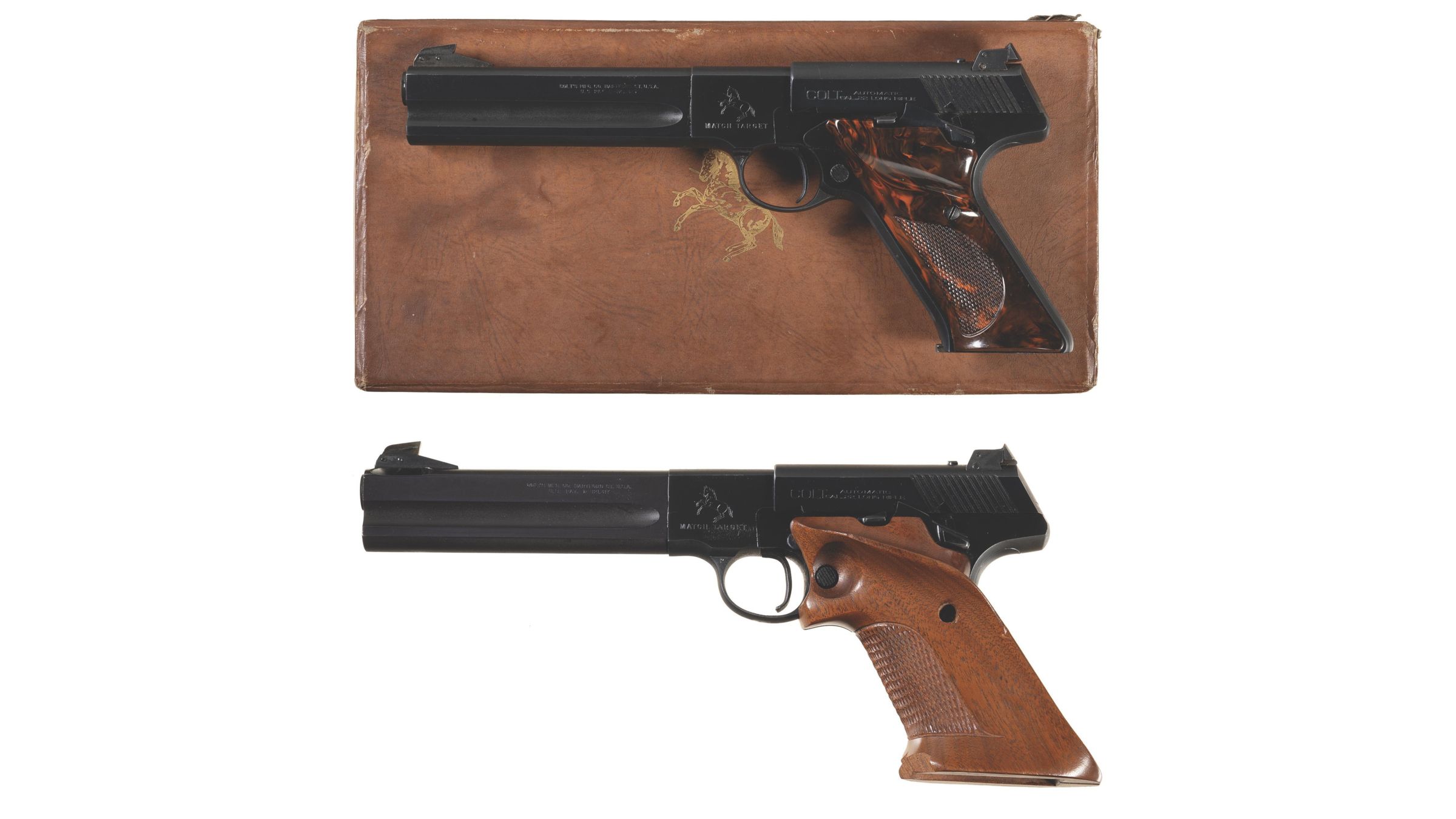 Two Colt Second Series Woodsman Match Target Pistols | Rock Island Auction