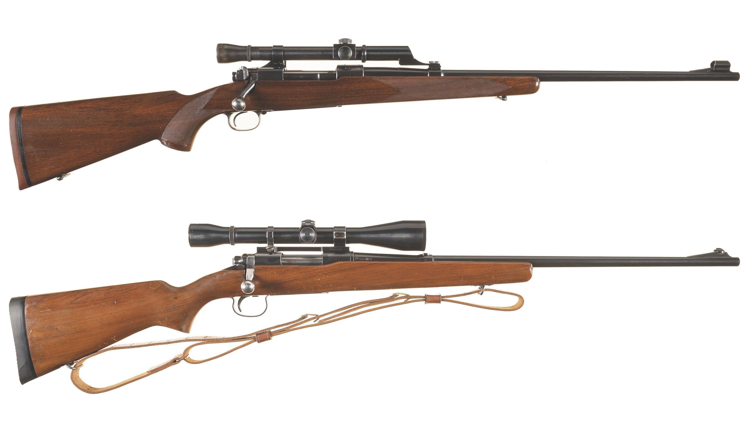Two Bolt Action Sporting Rifles with Scopes Rock Island Auction