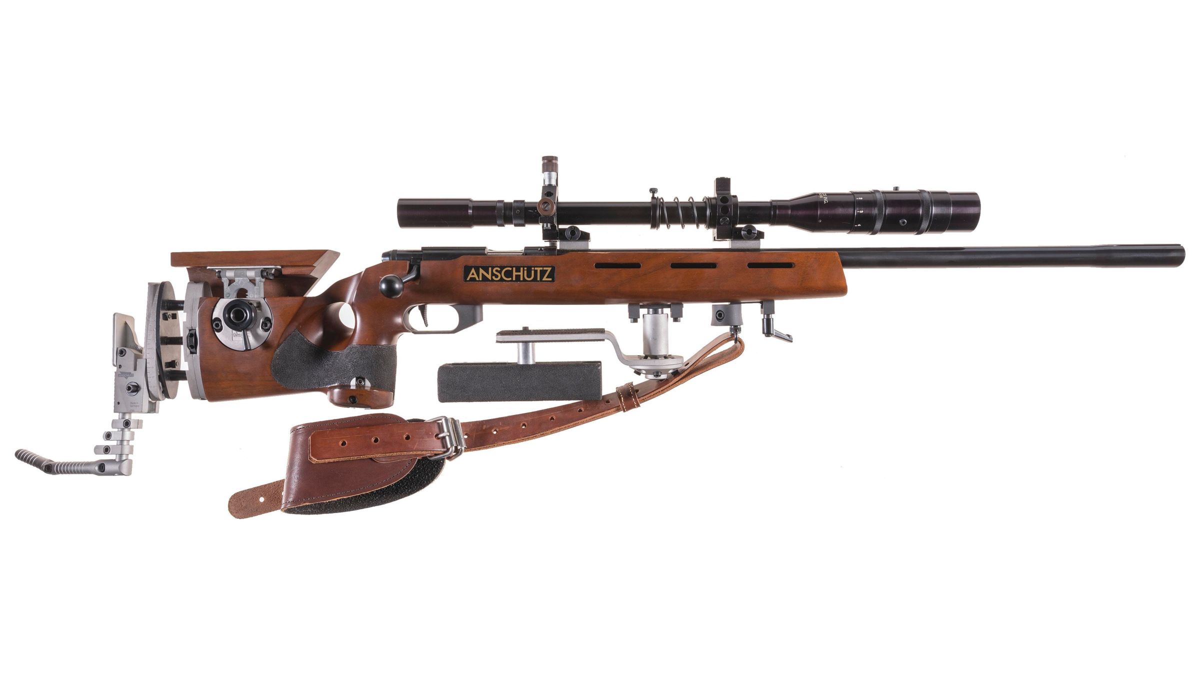 ［サリー］Anschutzアンシュッツ1913 木製ストック Anschutz Super Match Model 1913 Bolt Action Rifle with Scope