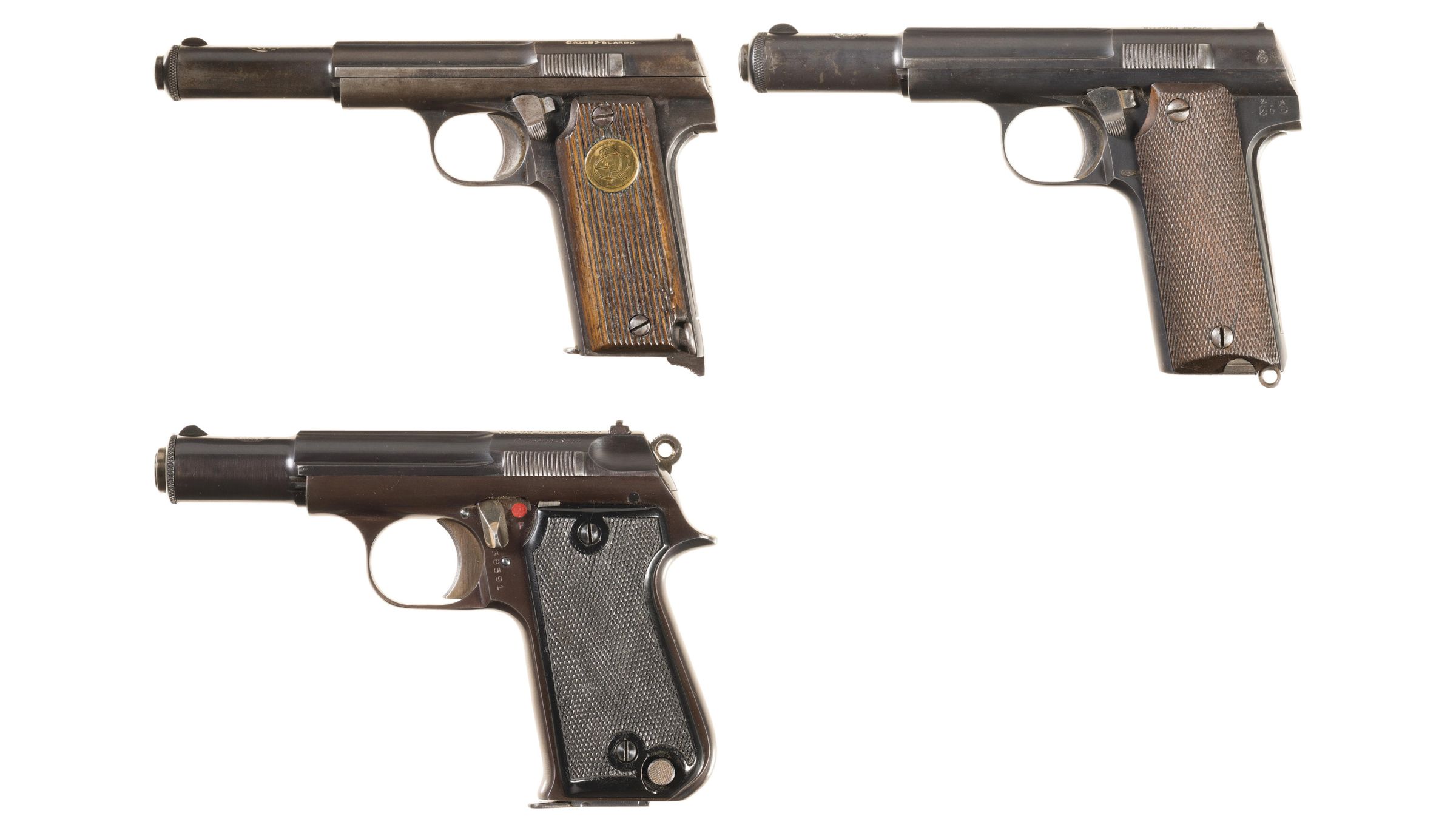 Three Spanish SemiAutomatic Pistols Rock Island Auction