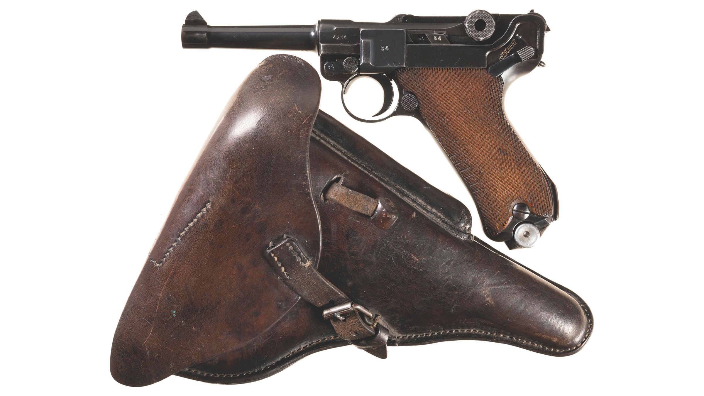 Mauser 42 Code 1939 Date Luger Semi Automatic Pistol Rock Island Auction 5154