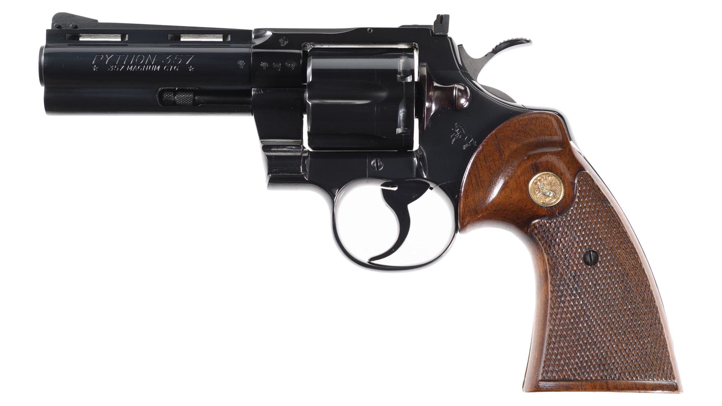 Colt python double action revolver rock island auction