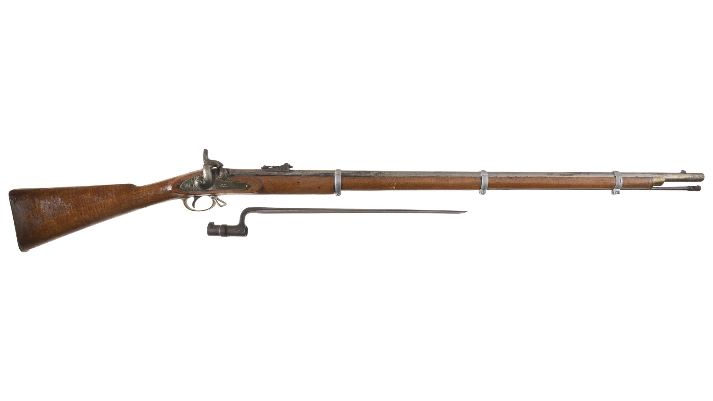 Commercial Pattern 1853 Percussion Rifle-Musket with Bayonet | Rock ...