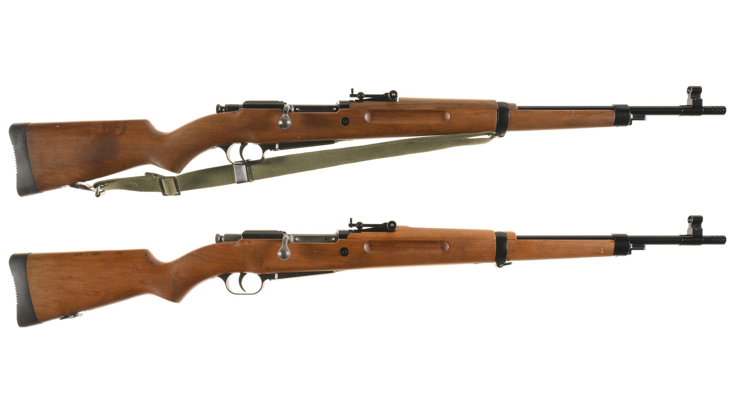Two Columbian Madsen Model 47 Bolt Action Rifles Rock Island Auction