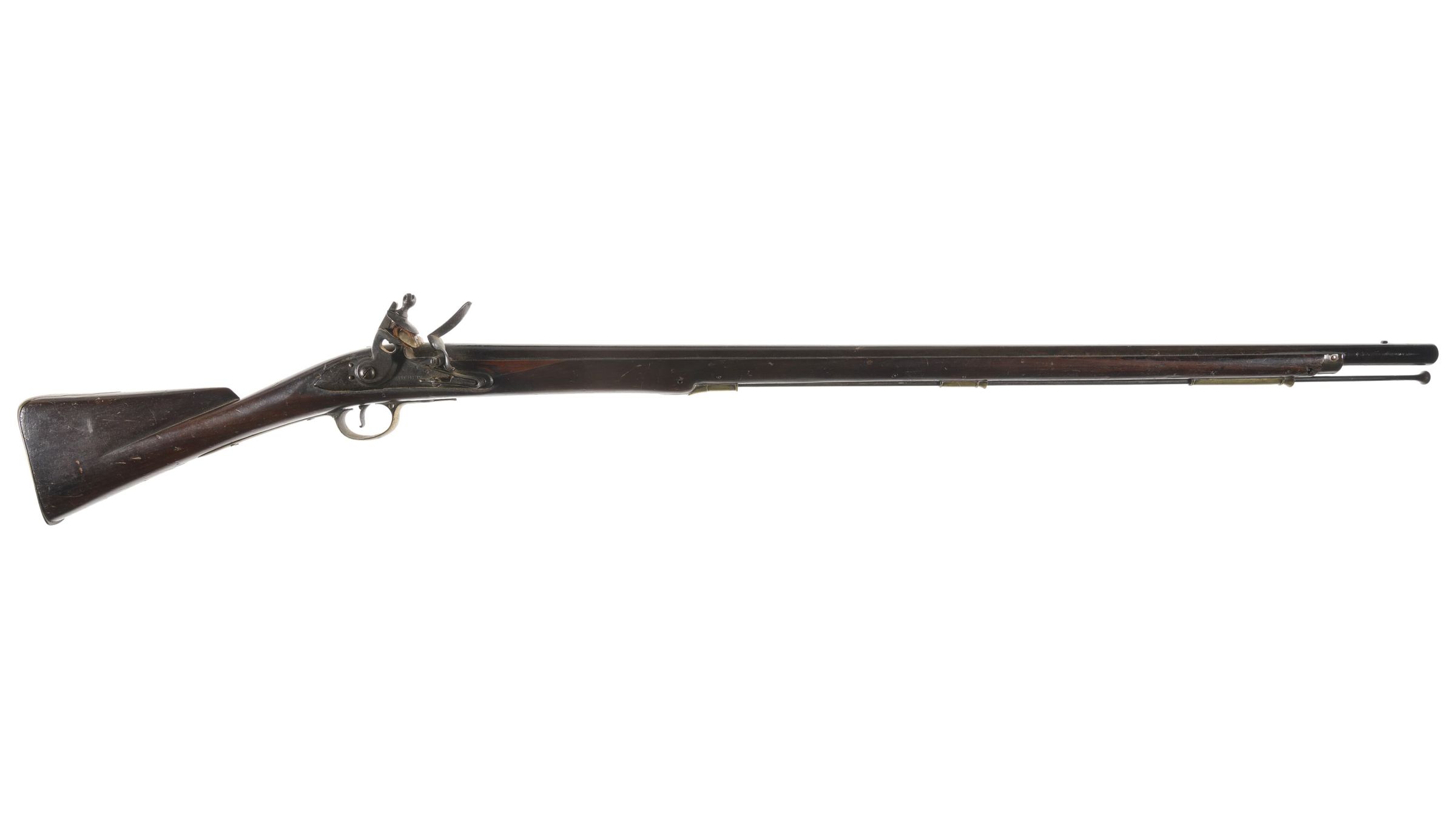 Pritchett Marked Brown Bess Style Flintlock Musket 