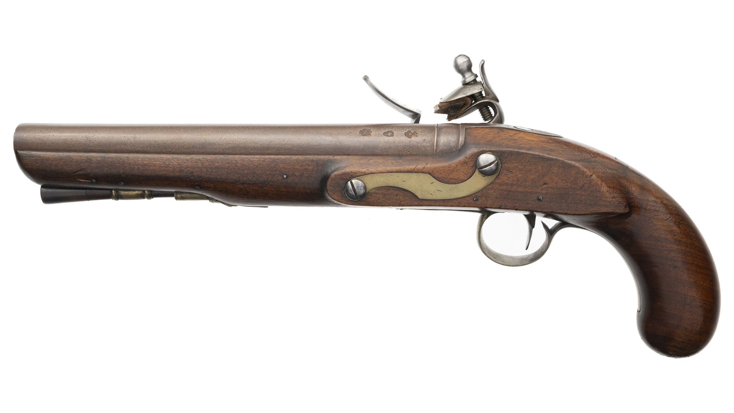 H. Nock Marked Flintlock Pistol | Rock Island Auction