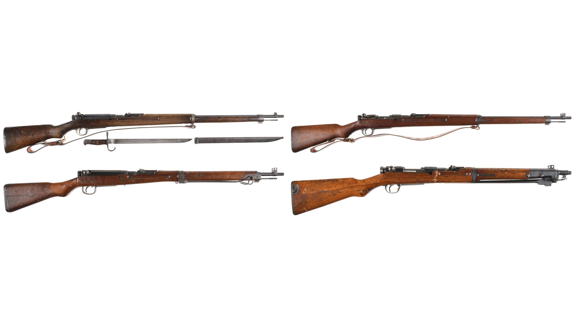 Four Japanese Military Arisaka Bolt Action Longarms | Rock Island
