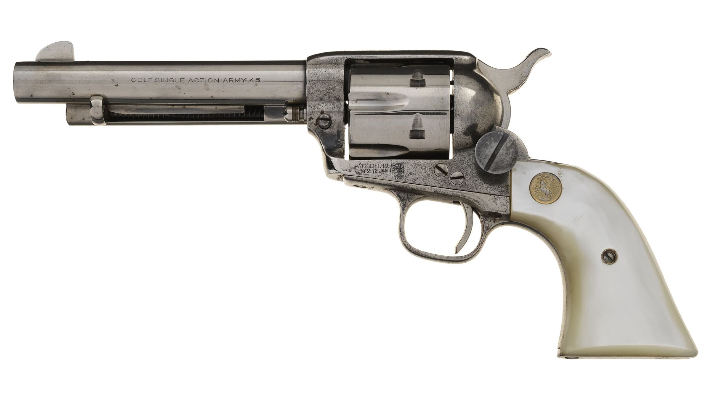 Colt Single Action Army Revolver With Bridgeport Device 