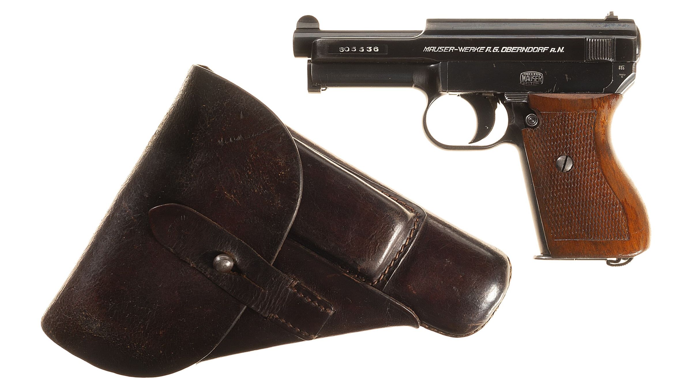 WWII German Proofed Mauser Model 1934 Pistol with Holster | Rock 