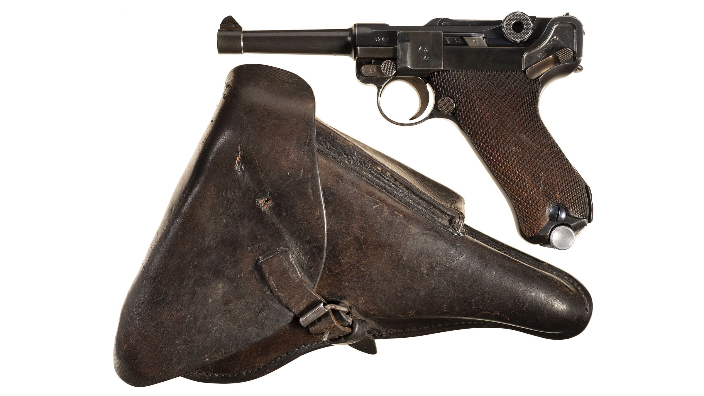 Mauser S42 Code G Date Luger Pistol With Holster Rock Island Auction 9259