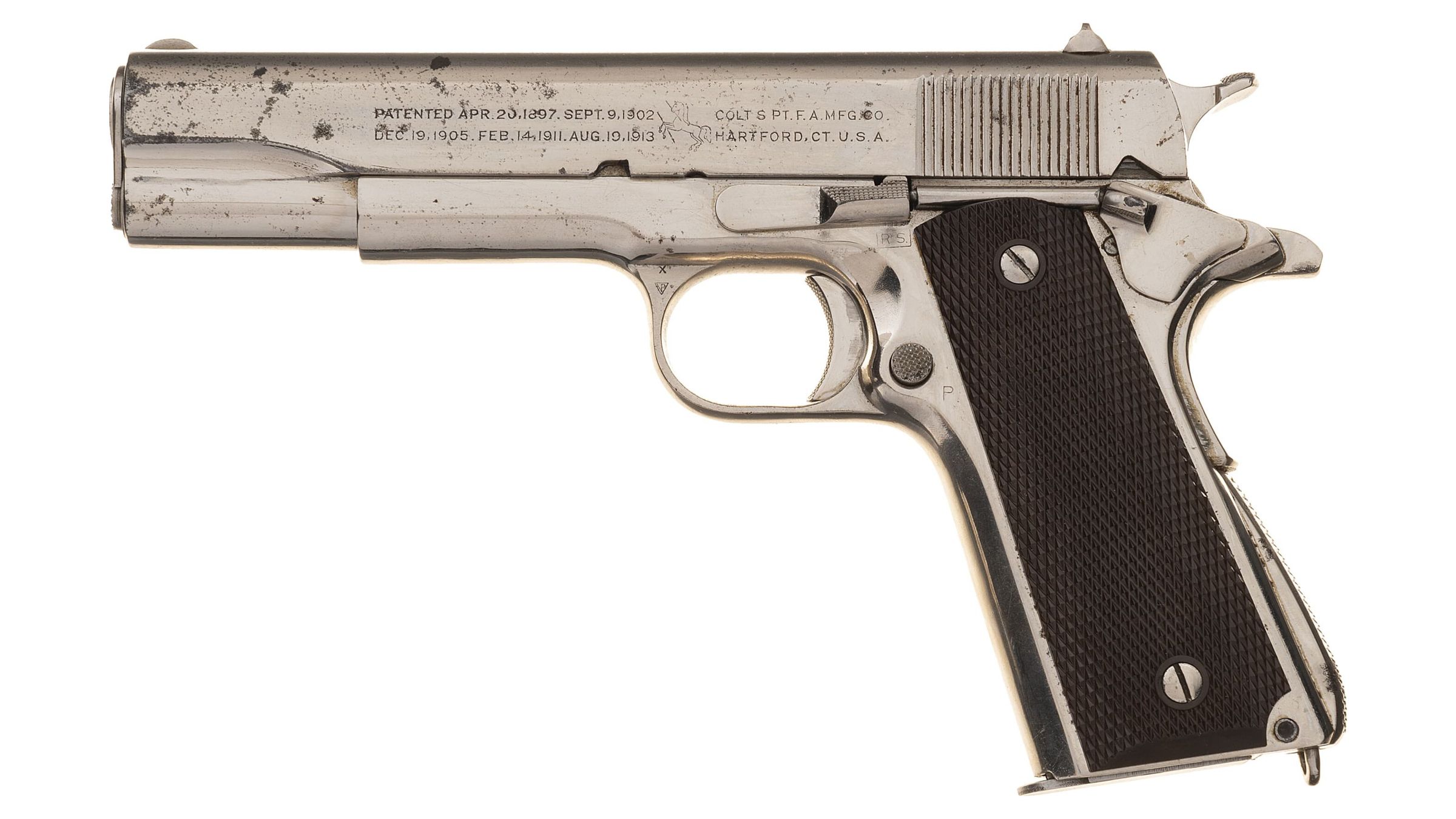 World War Ii Us Colt Model 1911a1 Semi Automatic Pistol Rock Island Auction