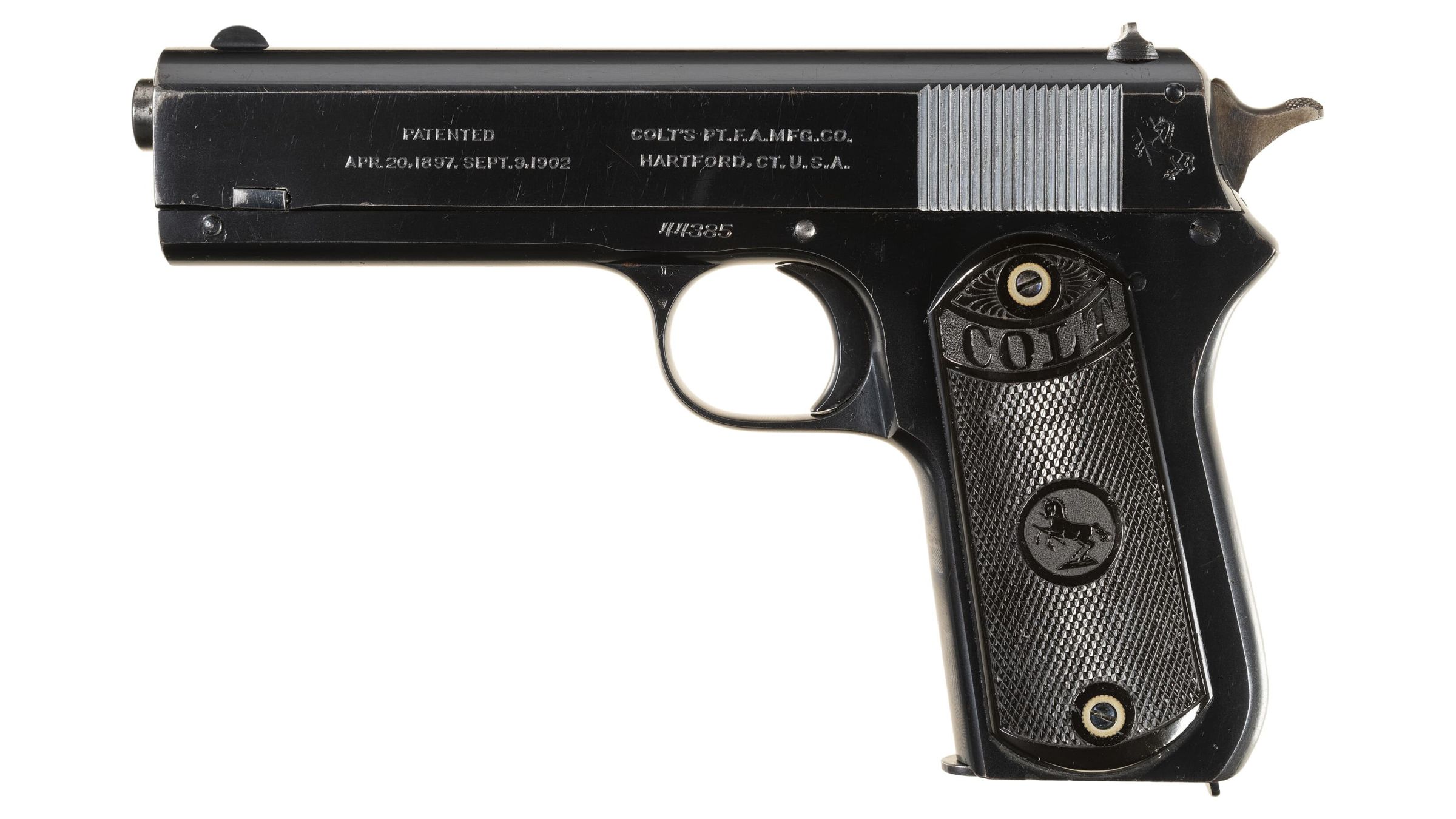 Colt Model 1903 Pocket Hammer Semi-Automatic Pistol | Rock Island Auction