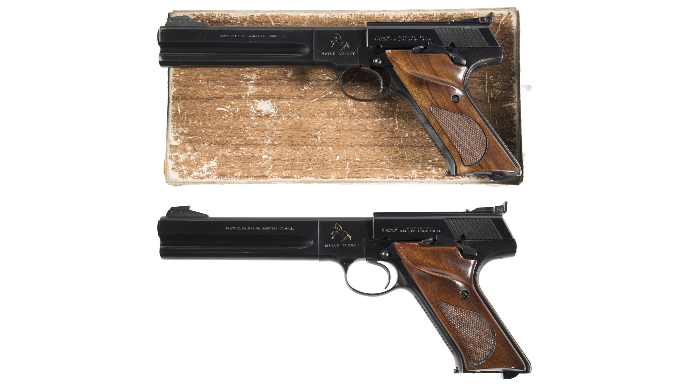 Two Colt Third Series Woodsman Match Target Pistols | Rock Island Auction