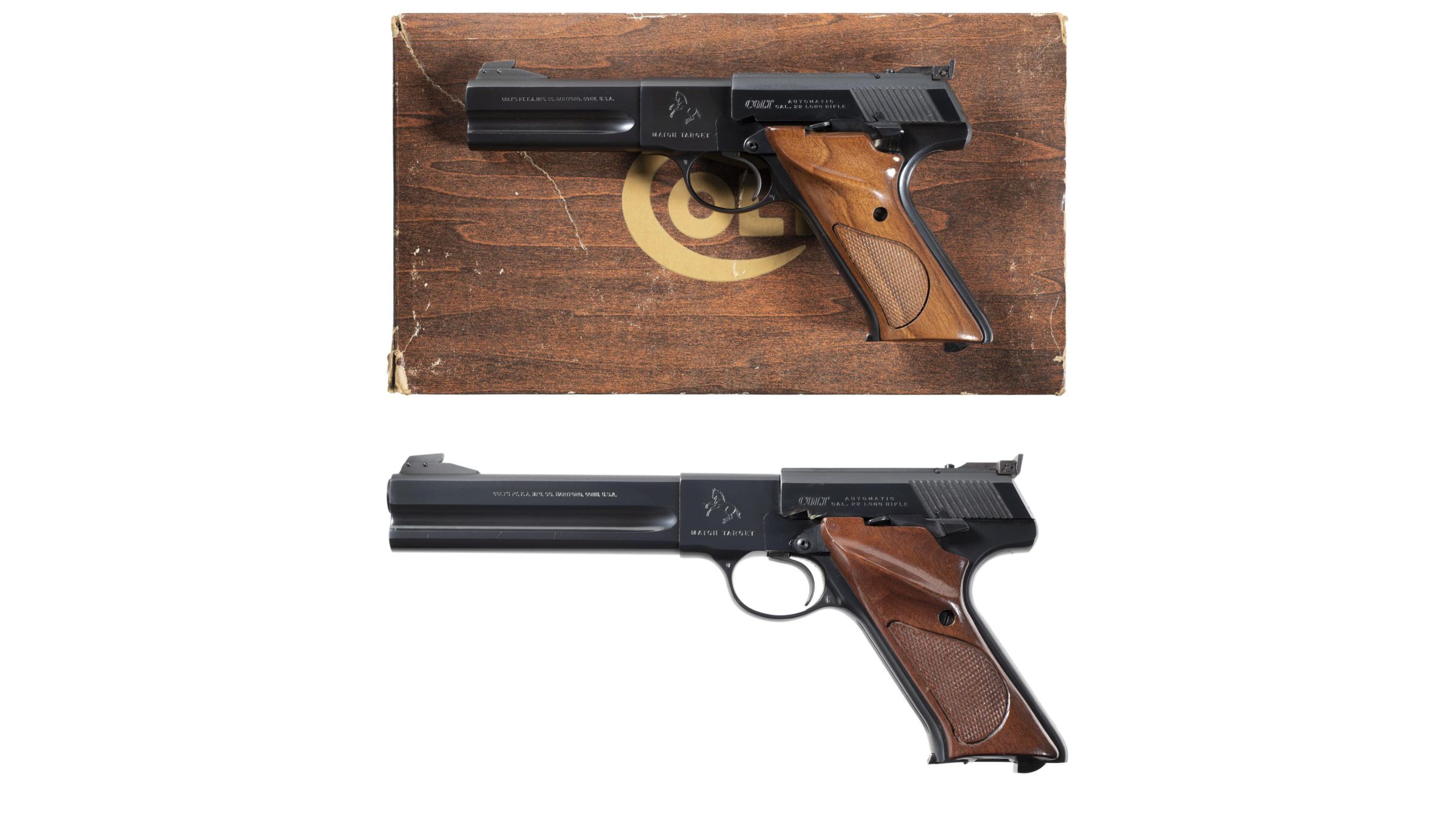 Two Colt Woodsman Match Target Semi-Automatic Pistols | Rock Island Auction