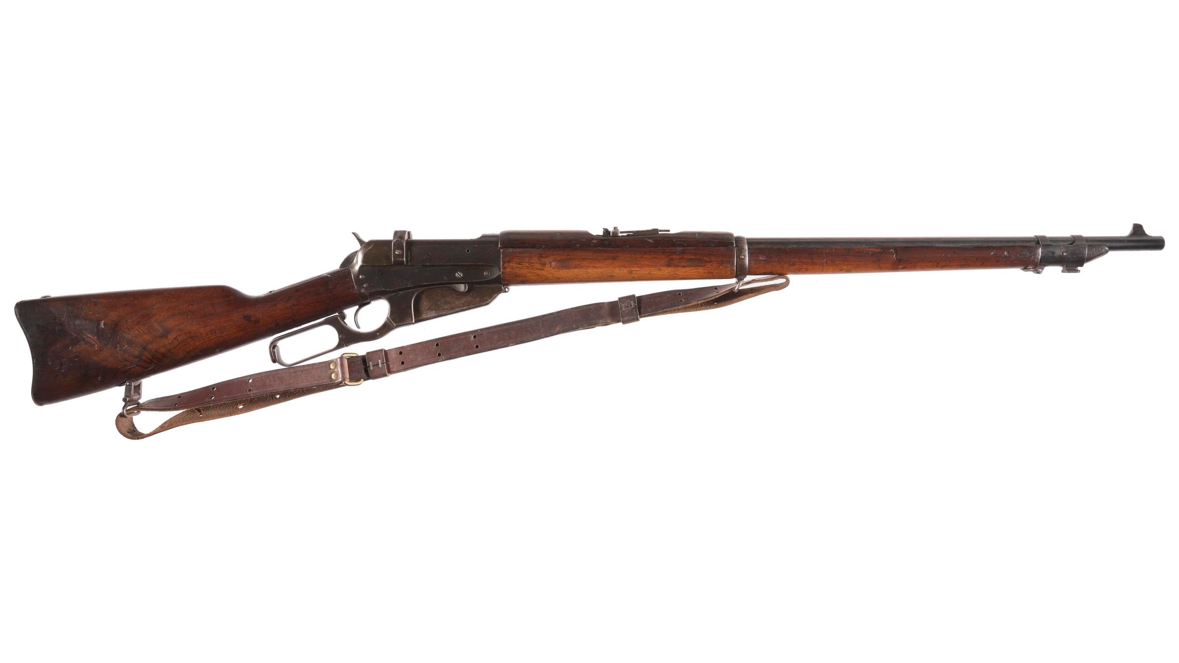 Russian Contract Winchester Model 1895 Lever Action Musket Rock Island Auction