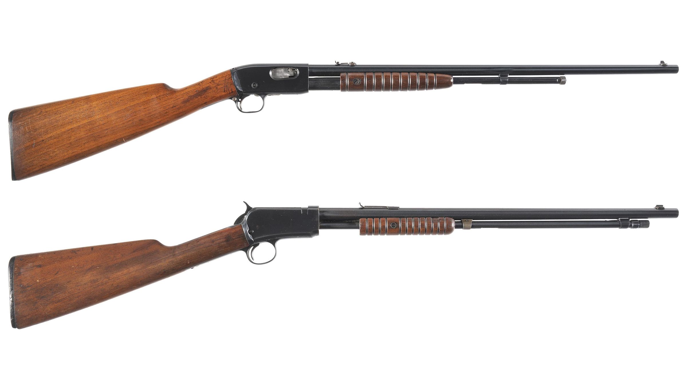 Two American Slide Action Rifles Rock Island Auction