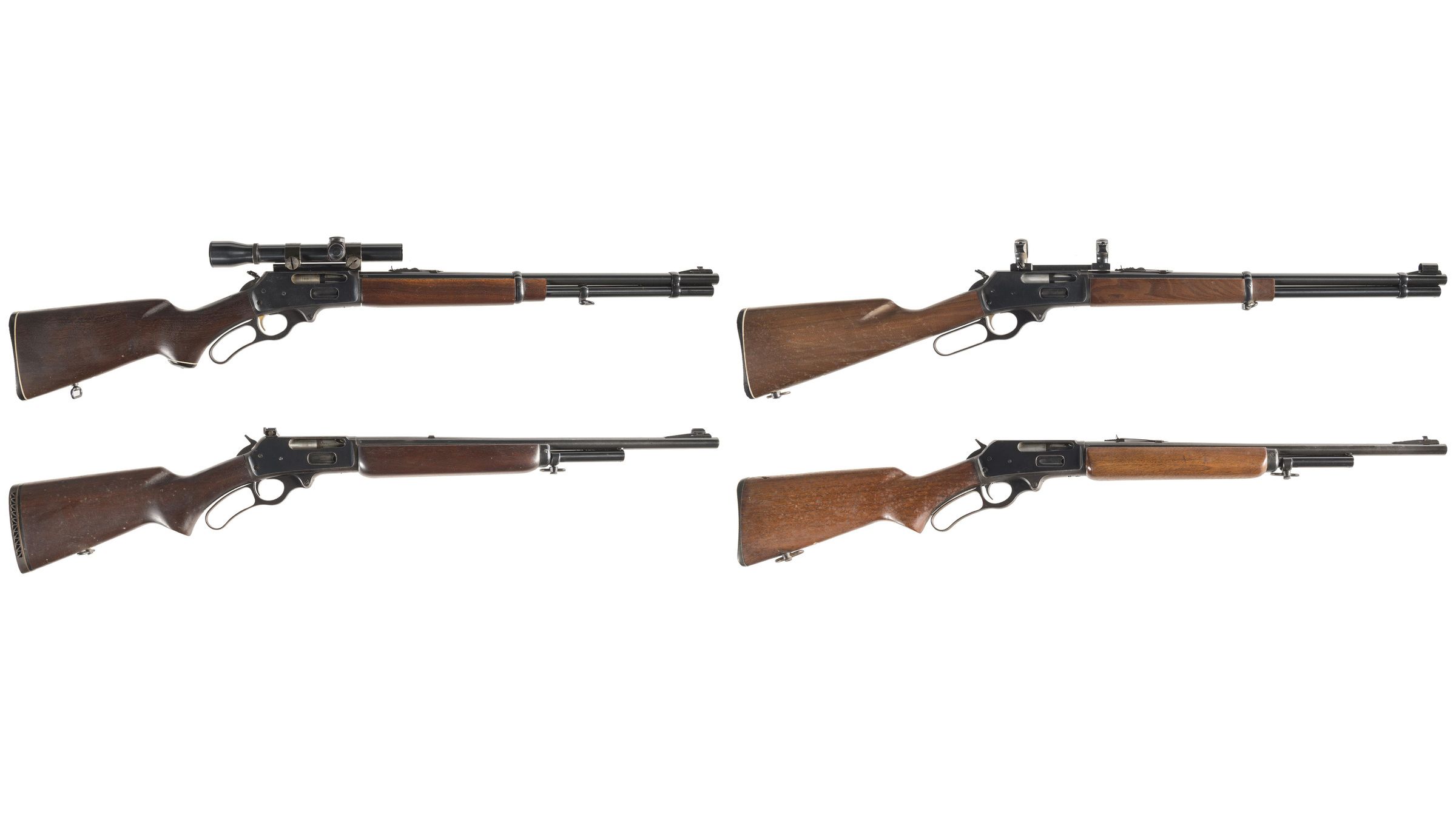 Four Marlin Model 366 Lever Action Rifles | Rock Island Auction