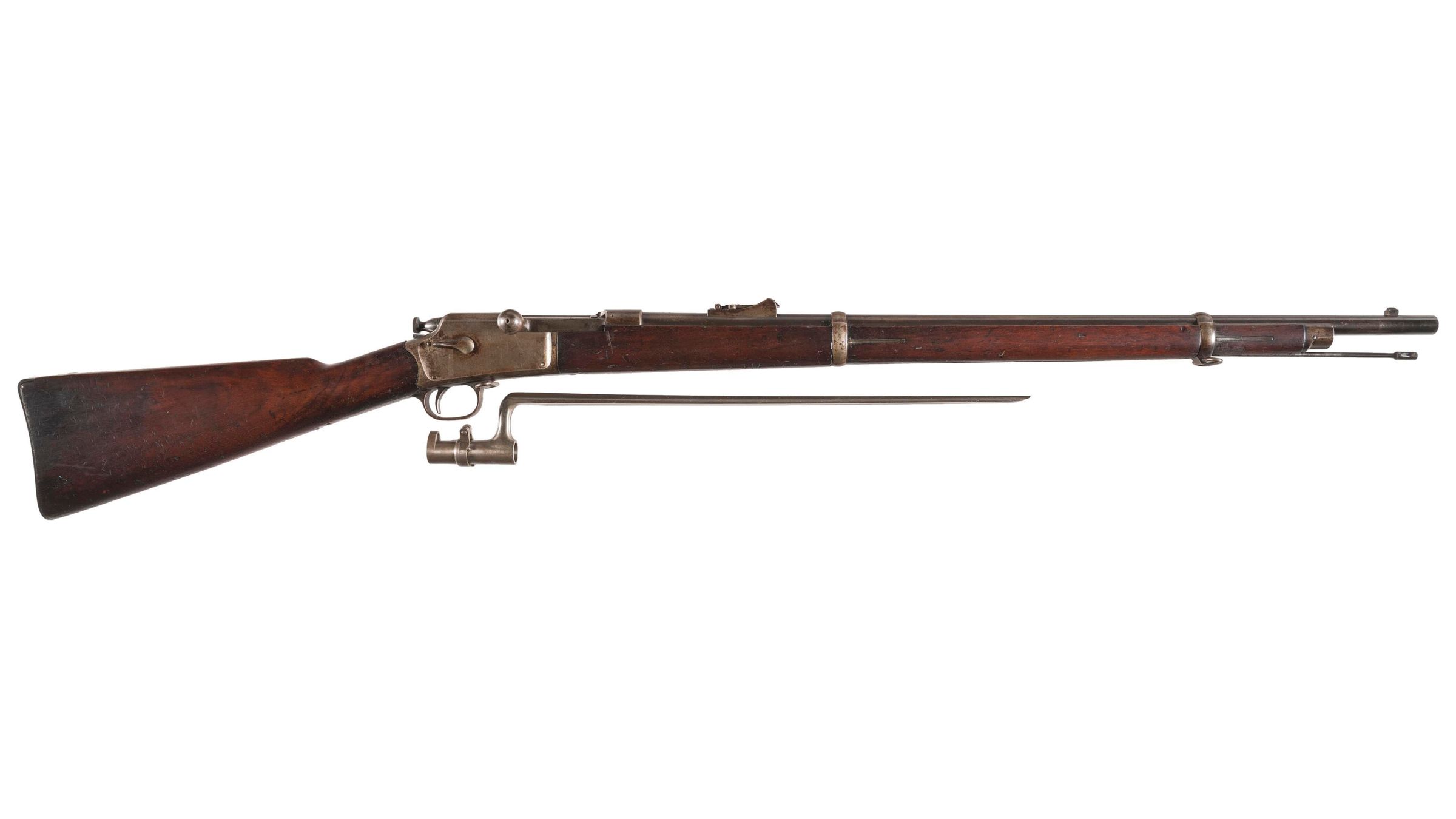 Winchester Third Model 1883 Hotchkiss Rifle with Bayonet | Rock Island ...