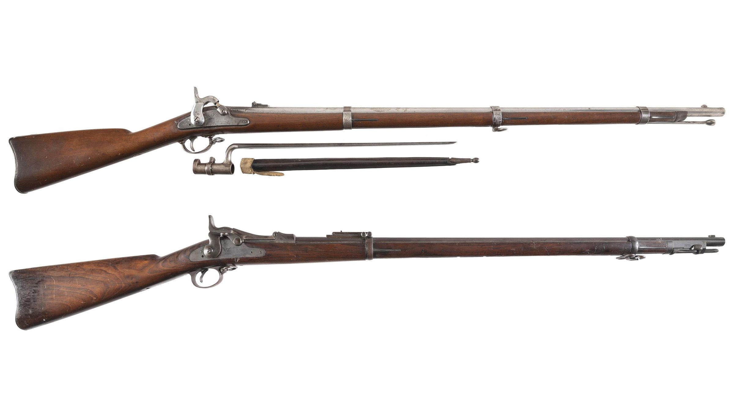 Two U.S. Springfield Armory Single Shot Rifles | Rock Island Auction