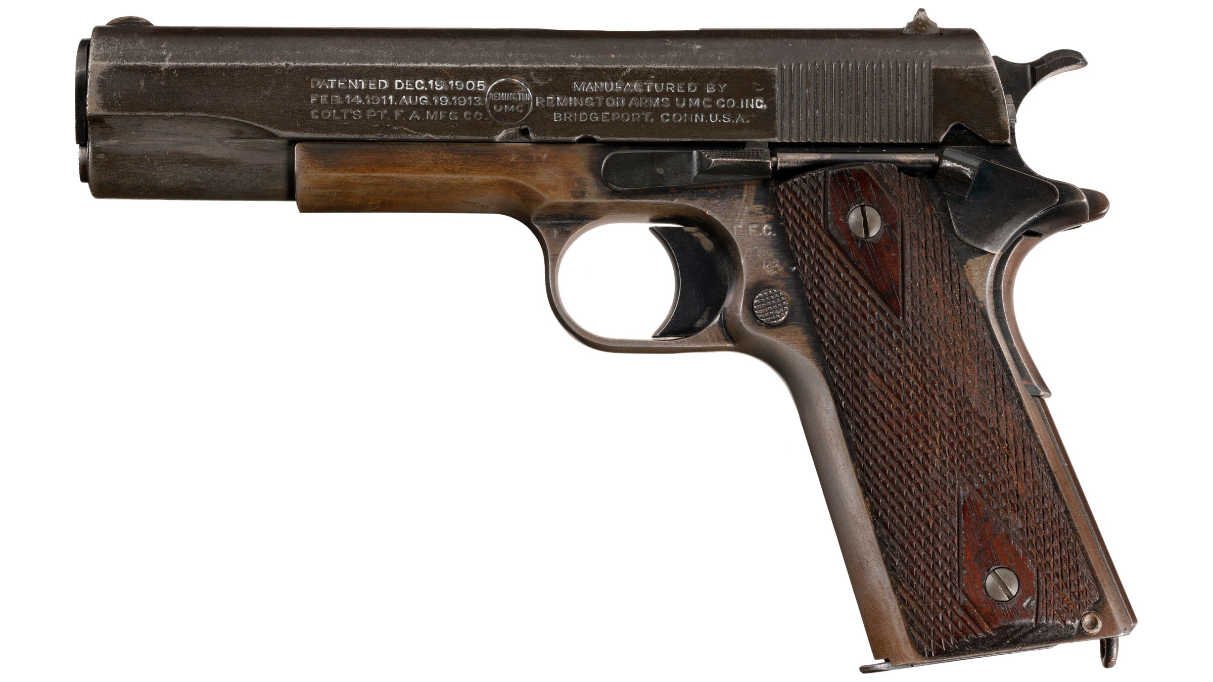 Us Remington Umc Model 1911 Semi Automatic Pistol Rock Island Auction 7373