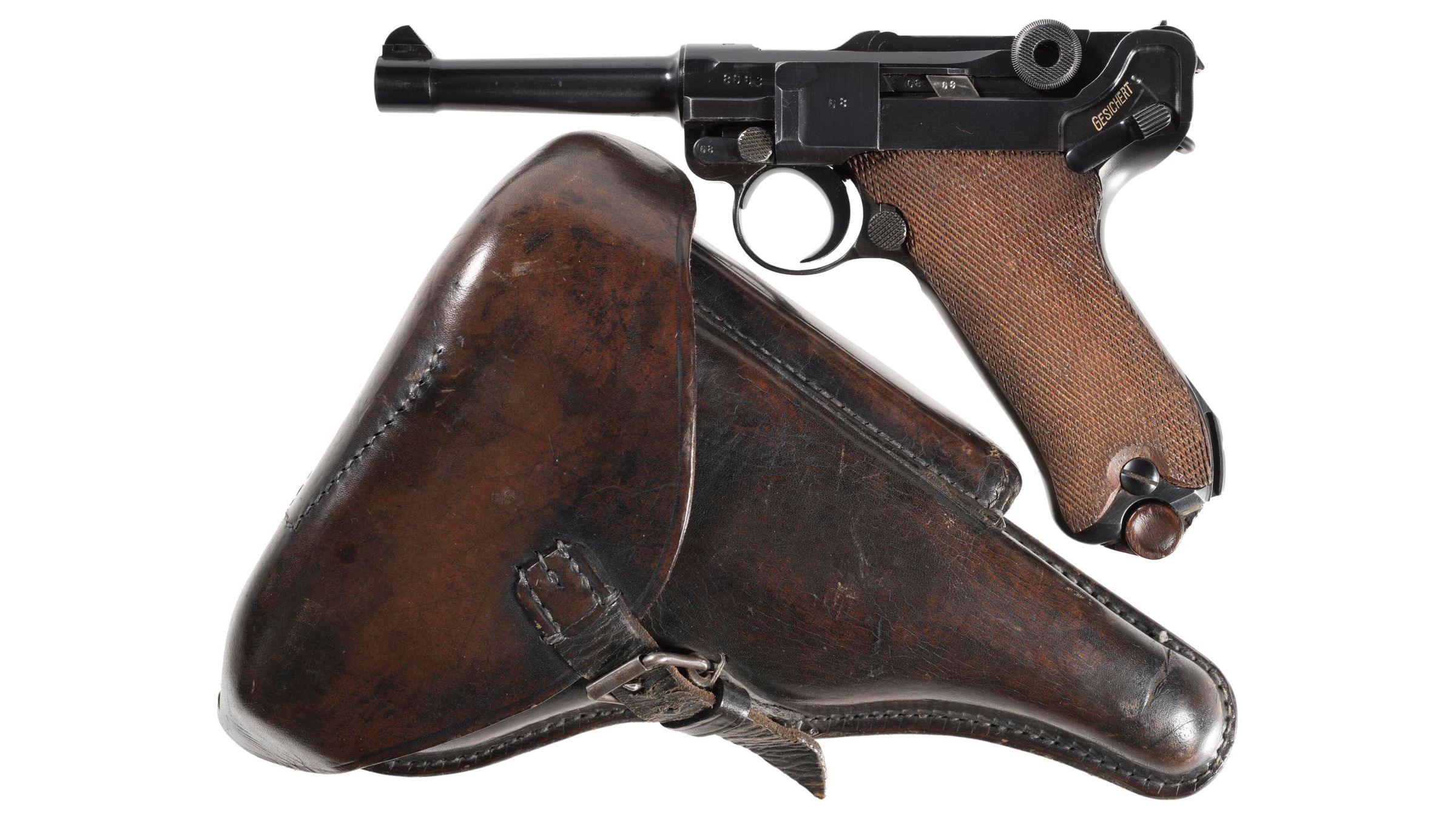 Mauser S42 Code 1937 Date Luger Semi Automatic Pistol Rock Island Auction 4922