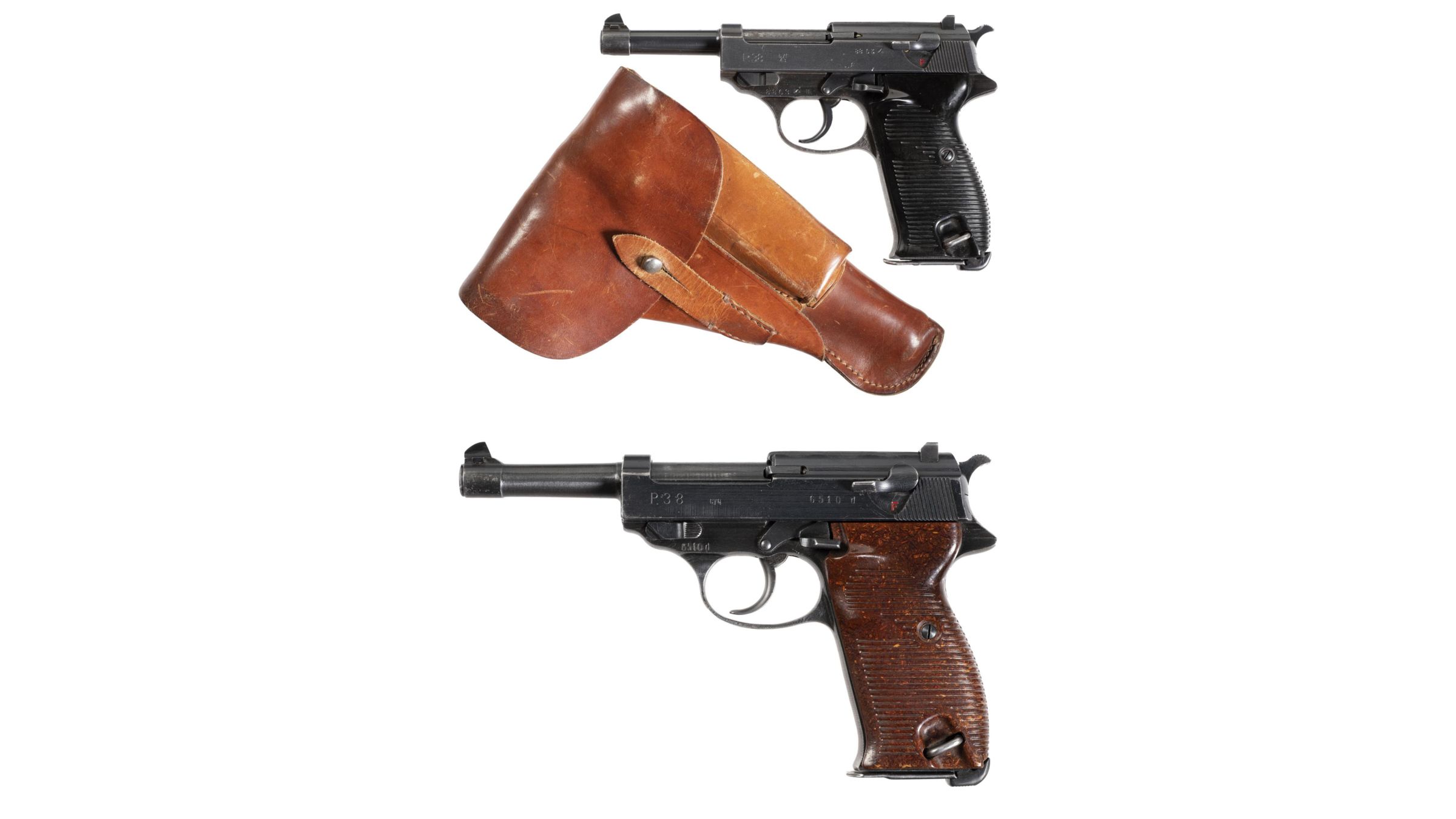 Two World War Ii German P38 Semi Automatic Pistols Rock Island Auction 7438