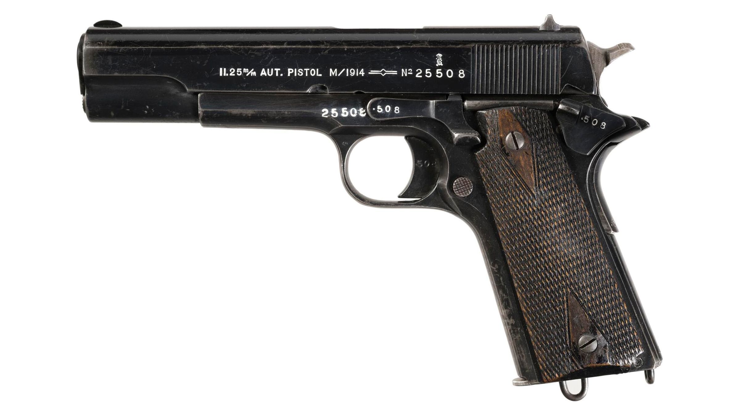 Norwegian Kongsberg Model 1914 Semi-Automatic Pistol | Rock Island Auction