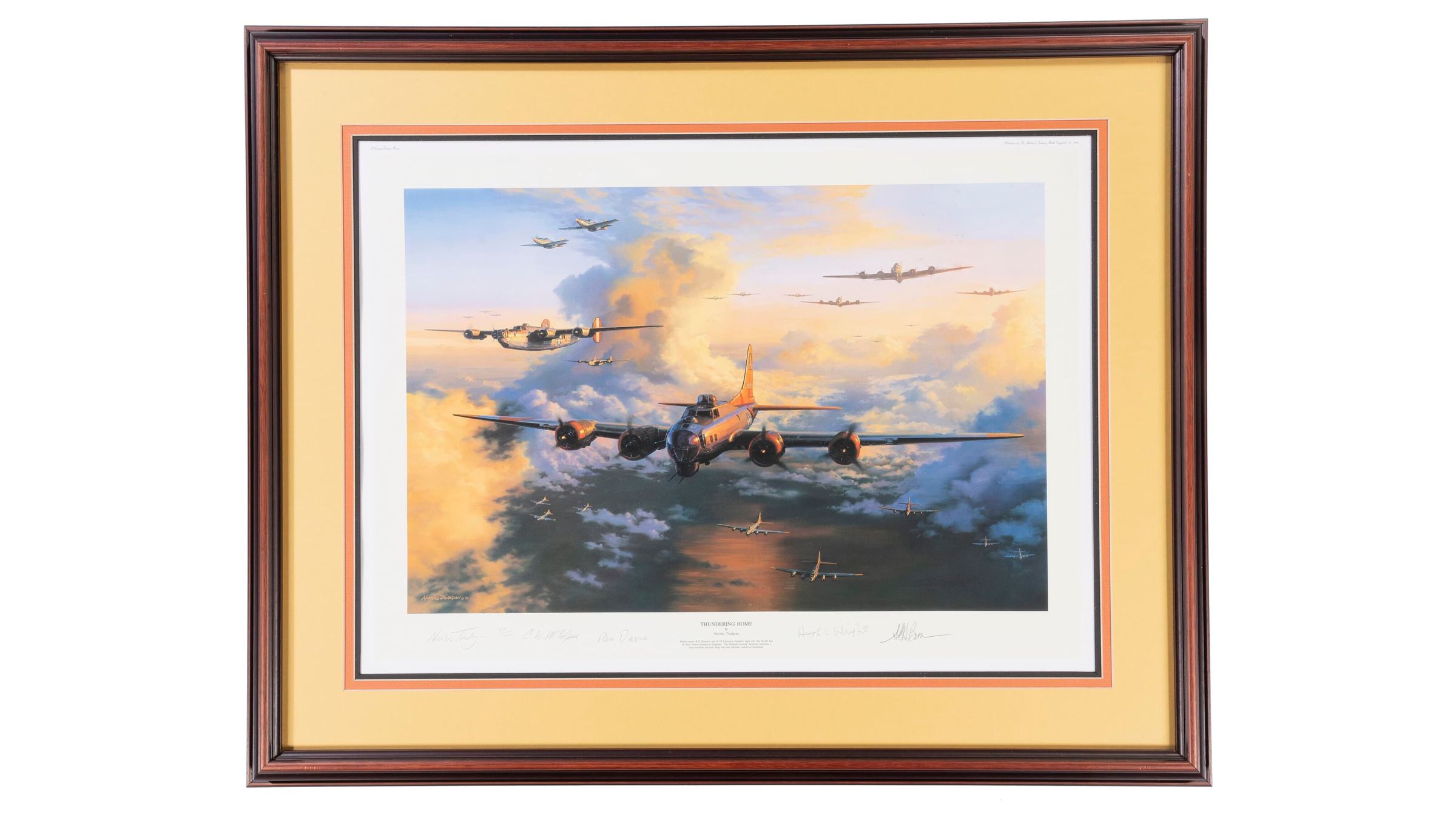 Three Framed World War II Aviation Prints | Rock Island Auction