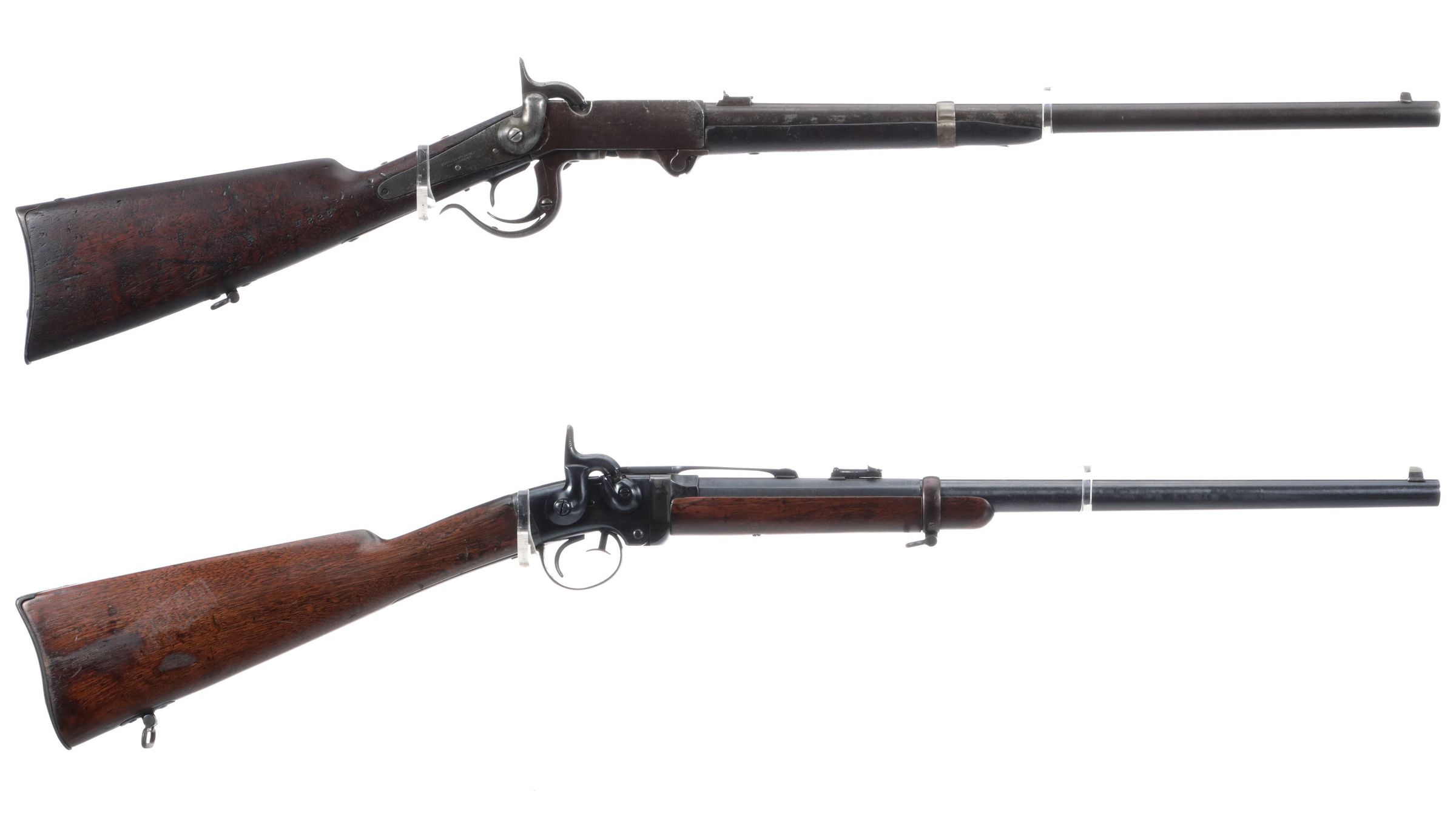 Two U.S. Civil War Breech Loading Percussion Carbines | Rock Island Auction