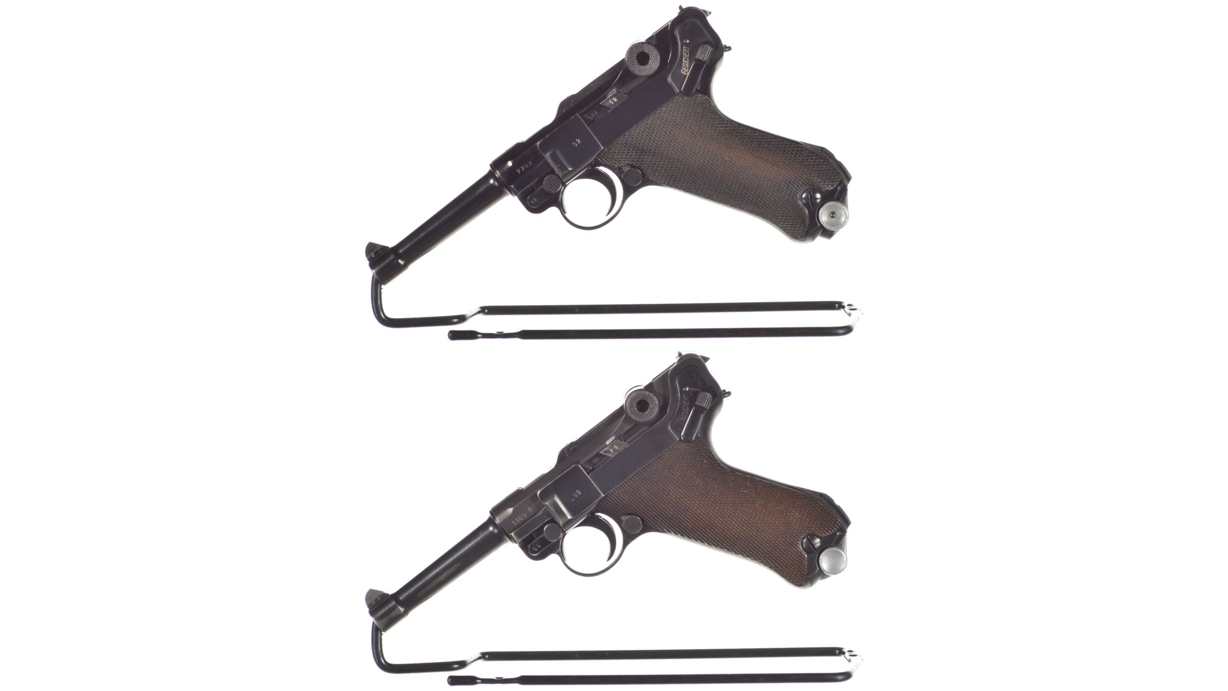Two Mauser Luger Semi Automatic Pistols Rock Island Auction 8913