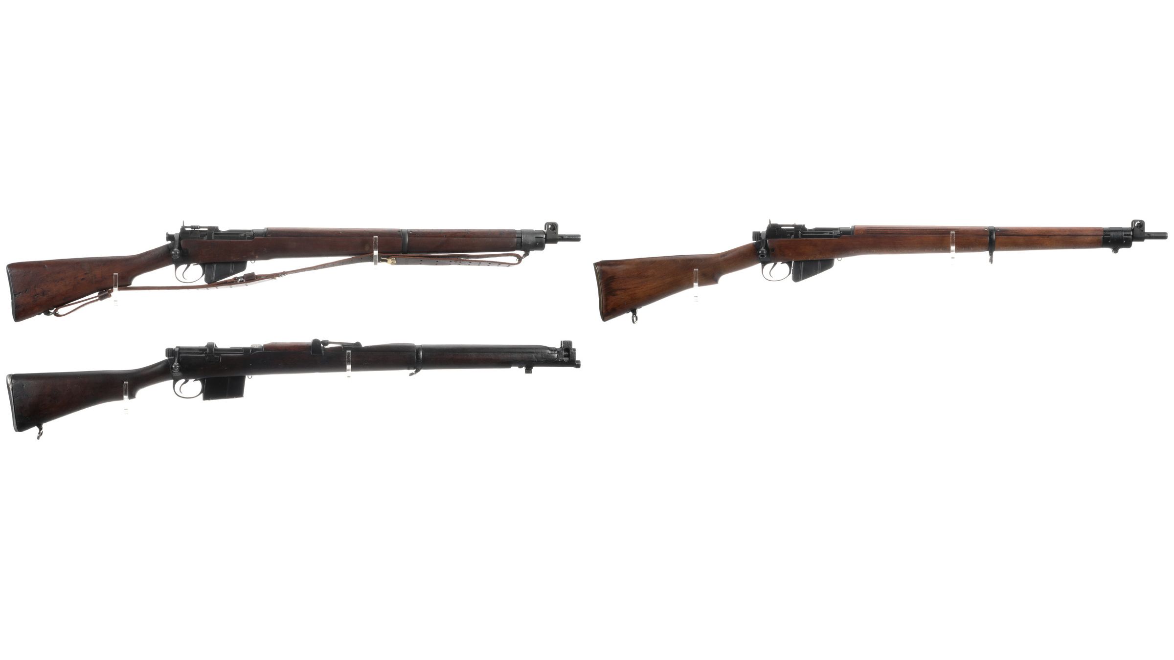 Three Enfield Bolt Action Rifles | Rock Island Auction