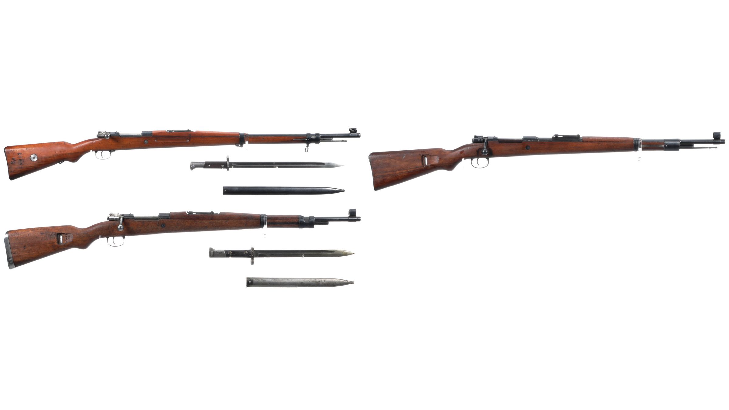 Three Mauser Pattern Bolt Action Rifles | Rock Island Auction