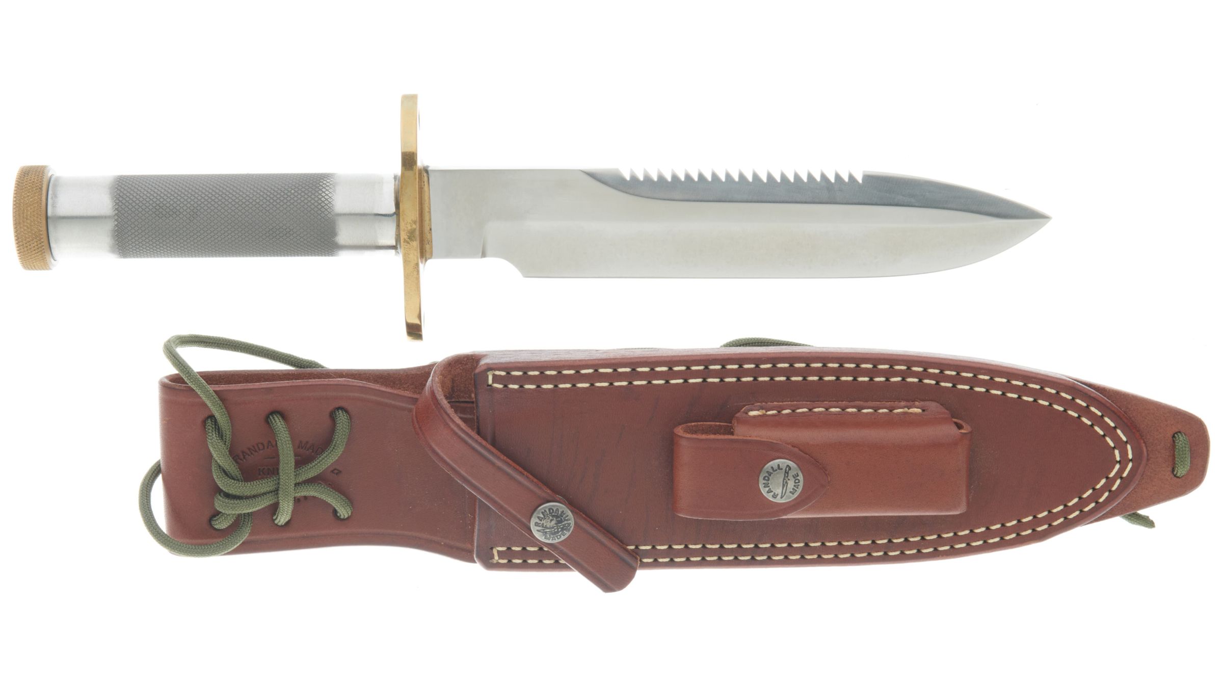 Randall Model 18 Attack Survival Knife with Sheath Rock Island Auction