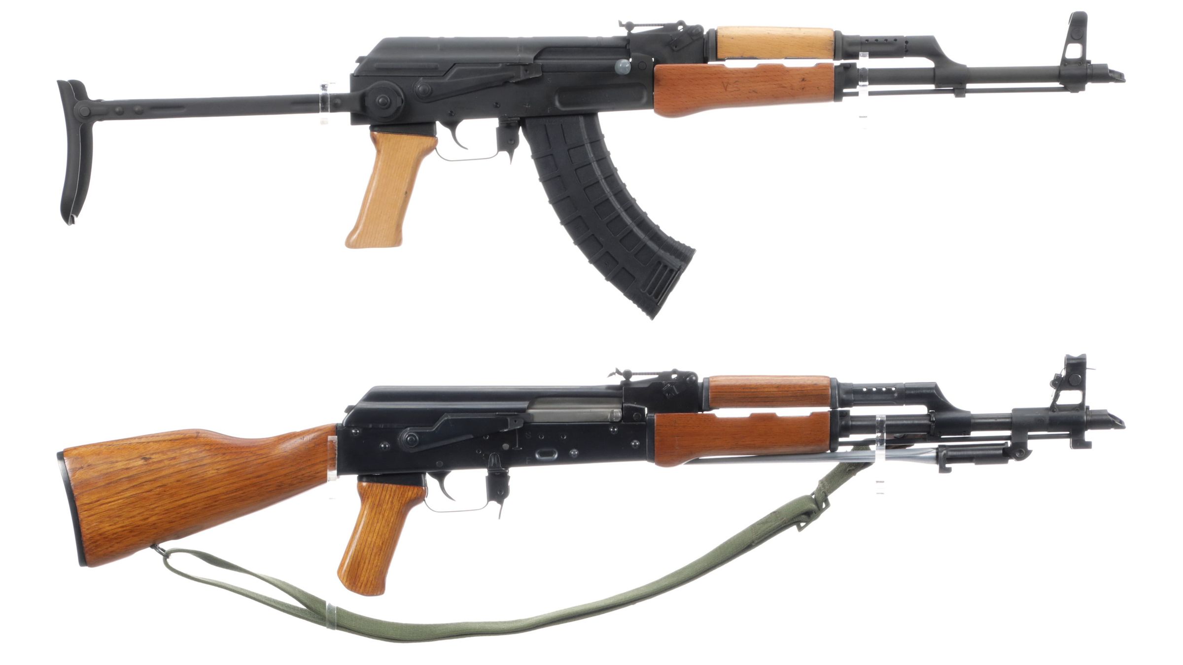 Two AK Pattern Semi-Automatic Rifles | Rock Island Auction