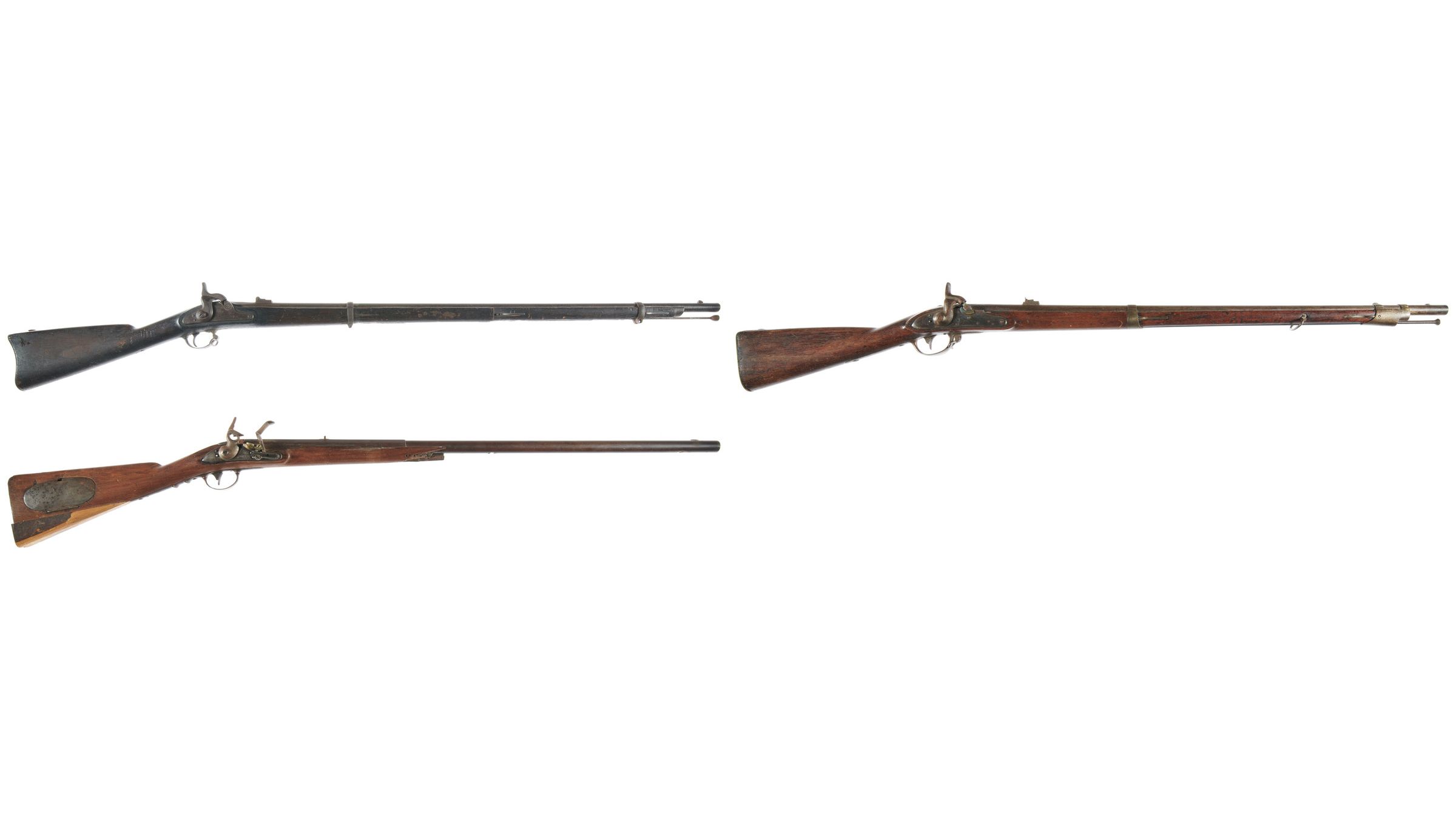Three U.S. Military Muzzleloading Long Guns Rock Island Auction