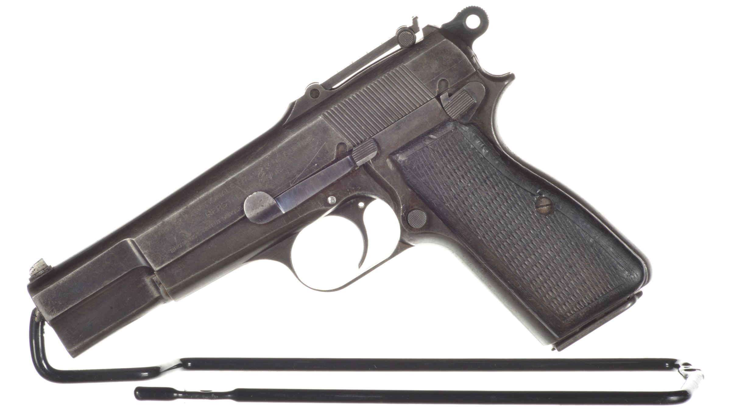 Belgian Fabrique Nationale High-Power Semi-Automatic Pistol | Rock ...