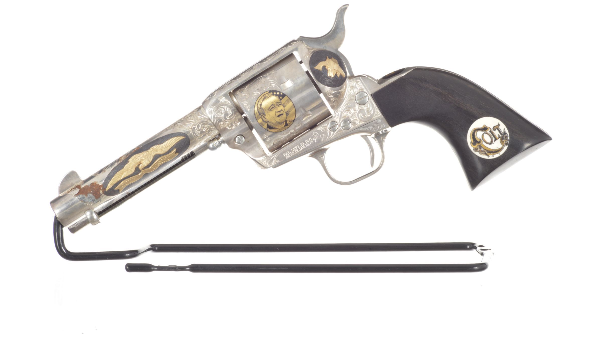 SMG刻印有　THE JOHN WAYNE REVOLVER モデルガン SMG刻印有 THE JOHN WAYNE REVOLVER モデルガン SMG刻印有 THE