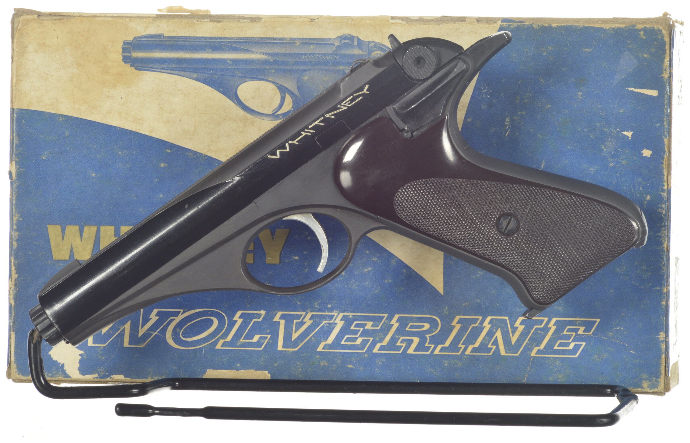 Whitney Wolverine Semi Automatic Pistol With Box Rock Island Auction 1790