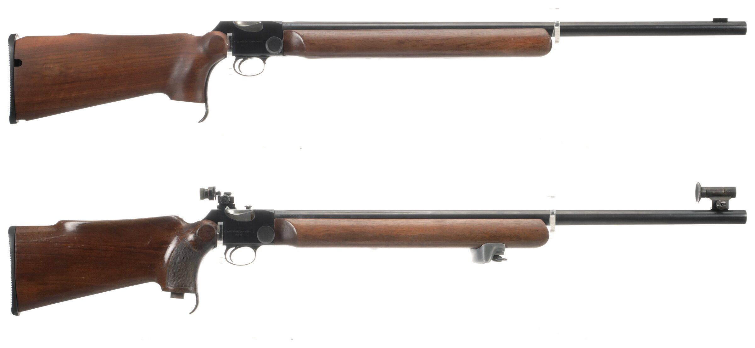 Two BSA Martini Henry Rimfire Target Rifle Rock Island Auction