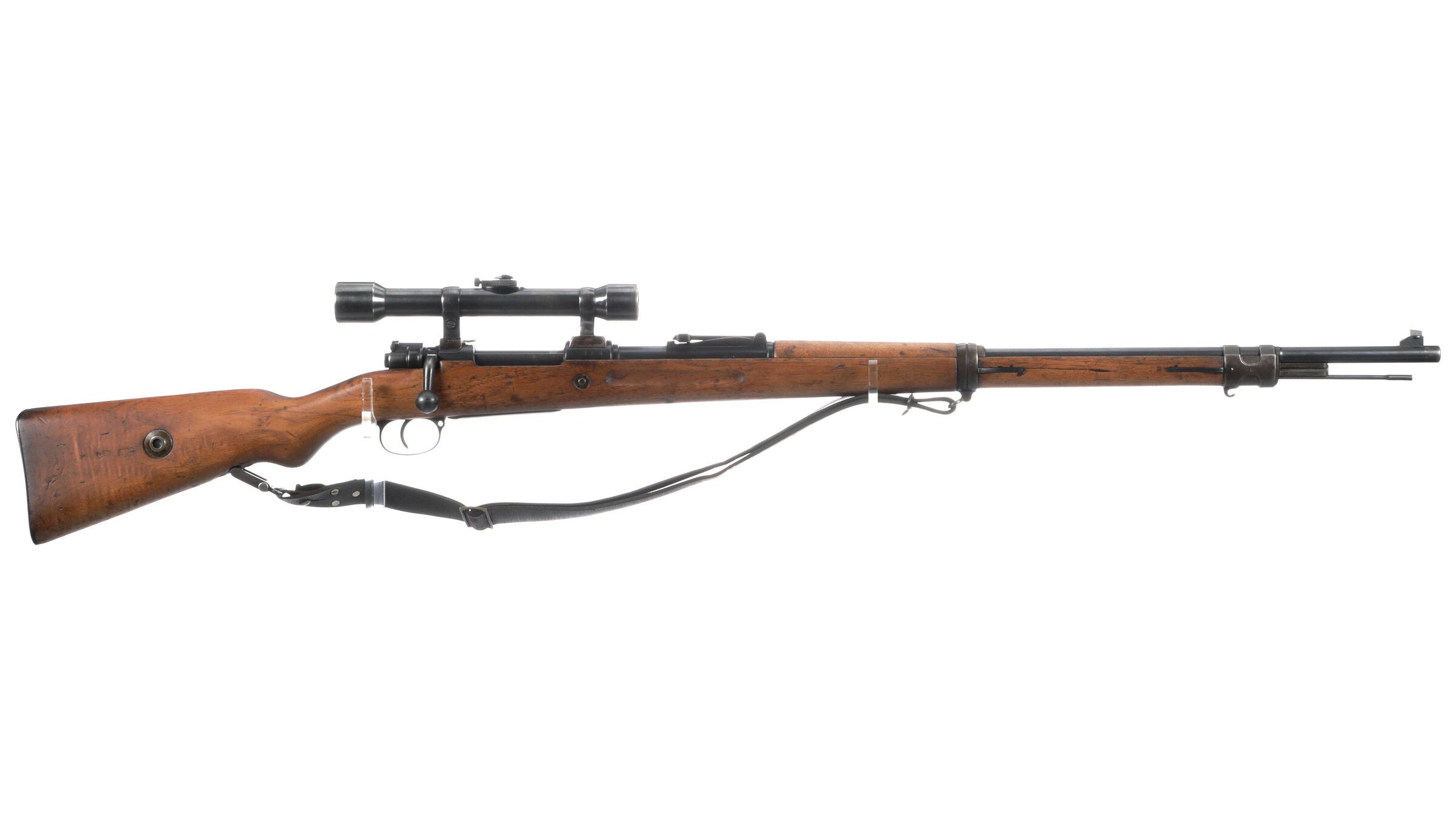 German Gew98 Bolt Action Sniper Style Rifle With Scope Rock Island Auction 0019