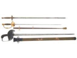 Three American Military Swords