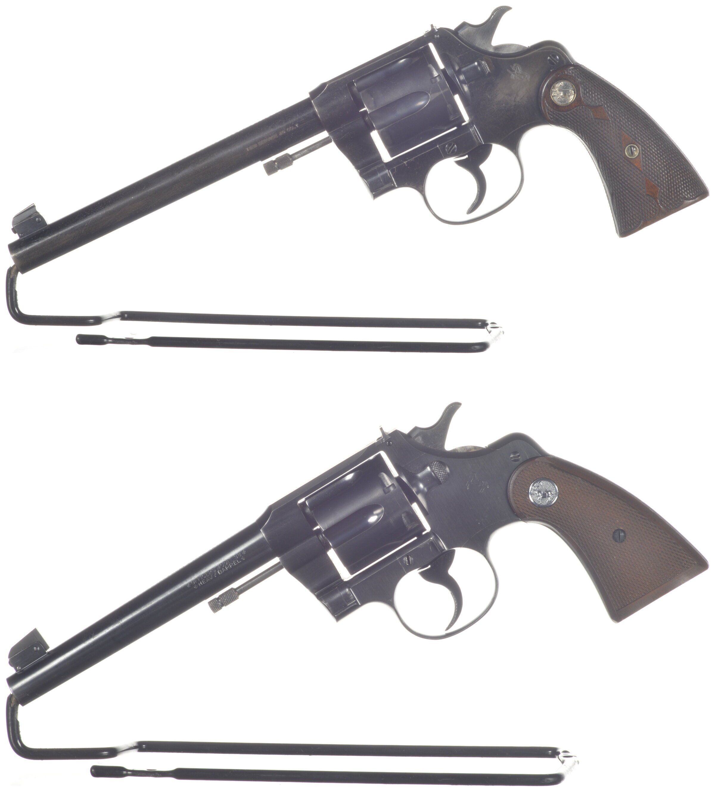 Two Colt Double Action Revolvers Rock Island Auction 