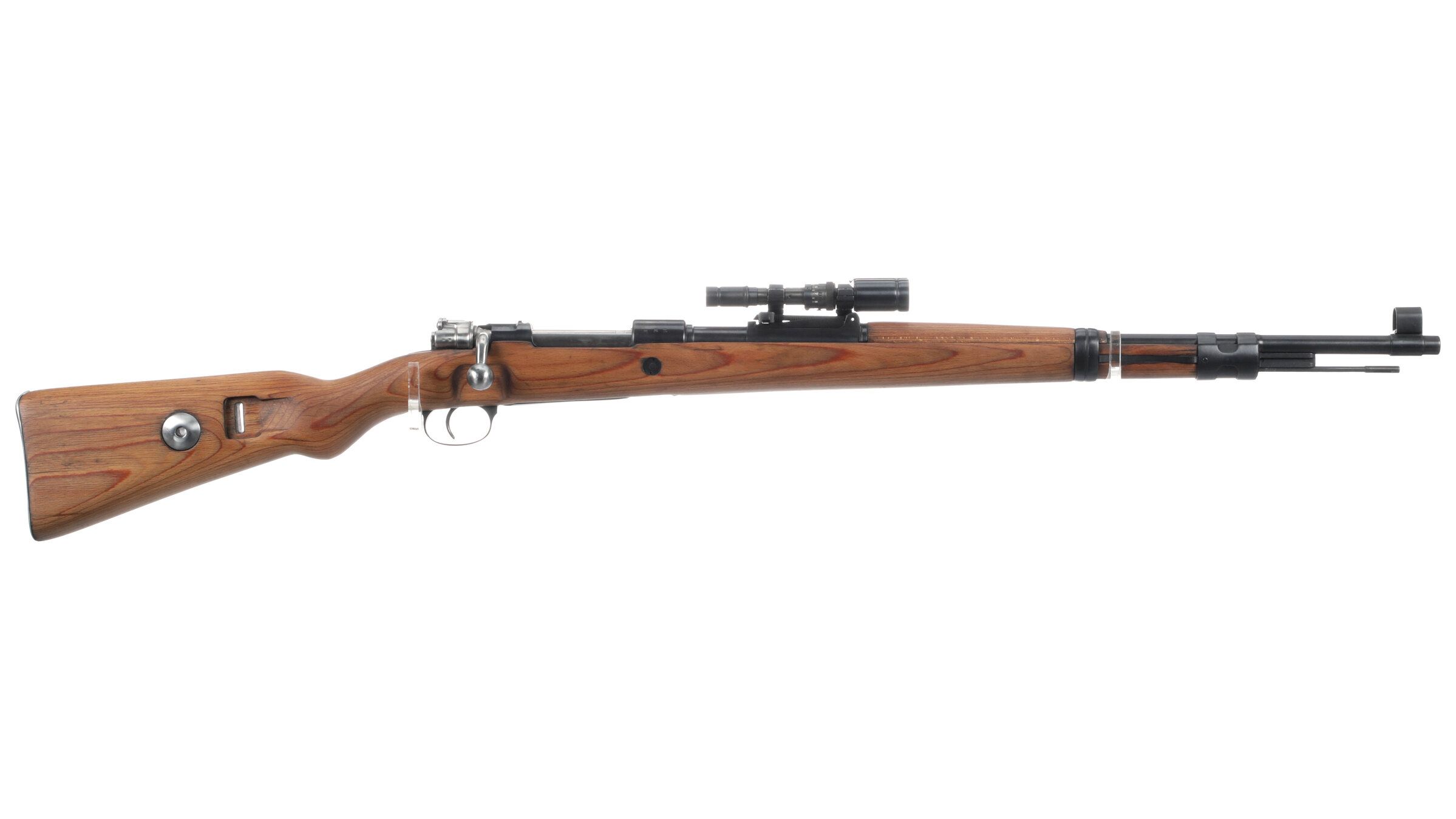 German Berlin Lubecker Duv41 Code Mauser 98k Rifle With Scope Rock Island Auction 1073