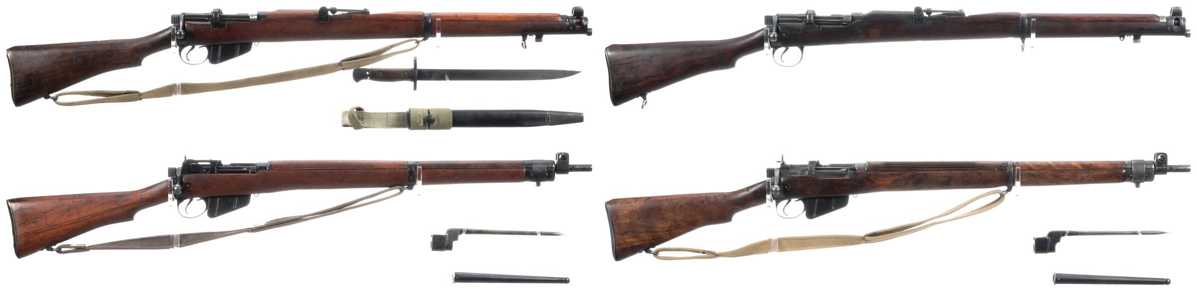 Enfield Pattern Rifle Four Enfield Pattern Bolt Action Rifles | Rock Island Auction
