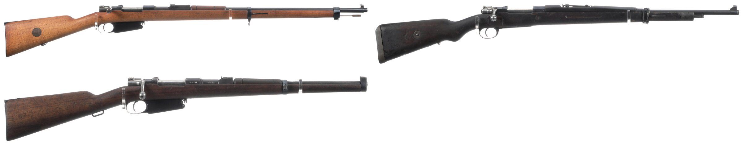 Three Argentine Contract Mauser Pattern Bolt Action Rifles | Rock ...