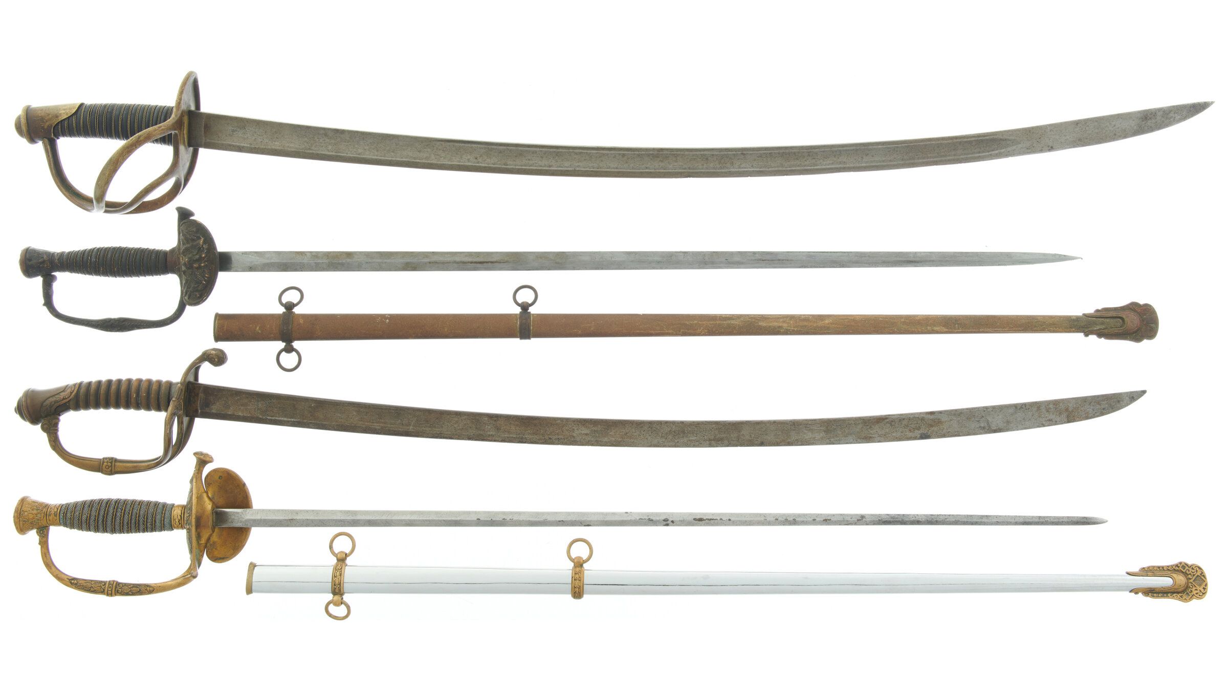 Four Military Pattern Swords | Rock Island Auction