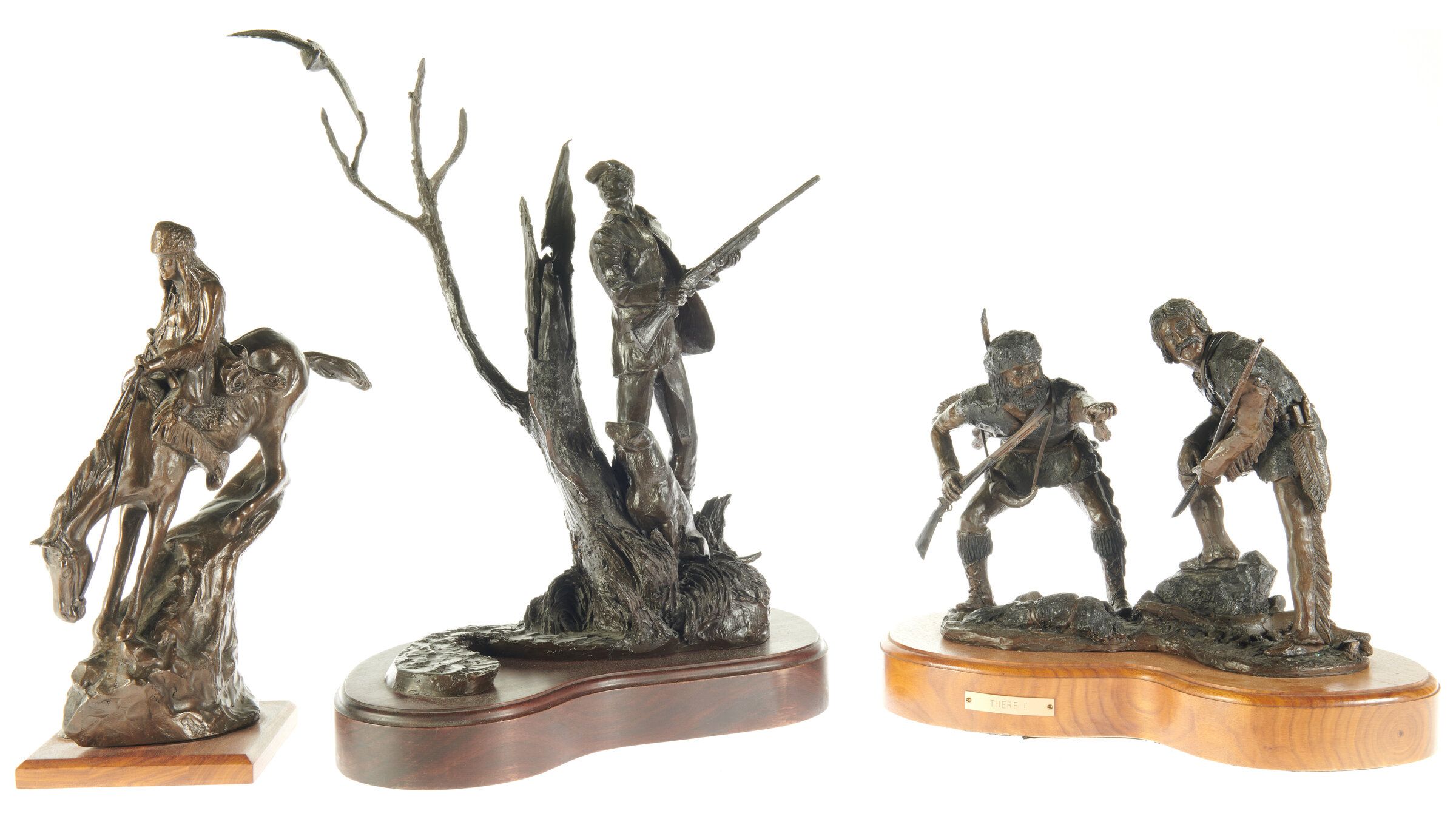 Collector's Lot of Nine Bronze Statues Rock Island Auction
