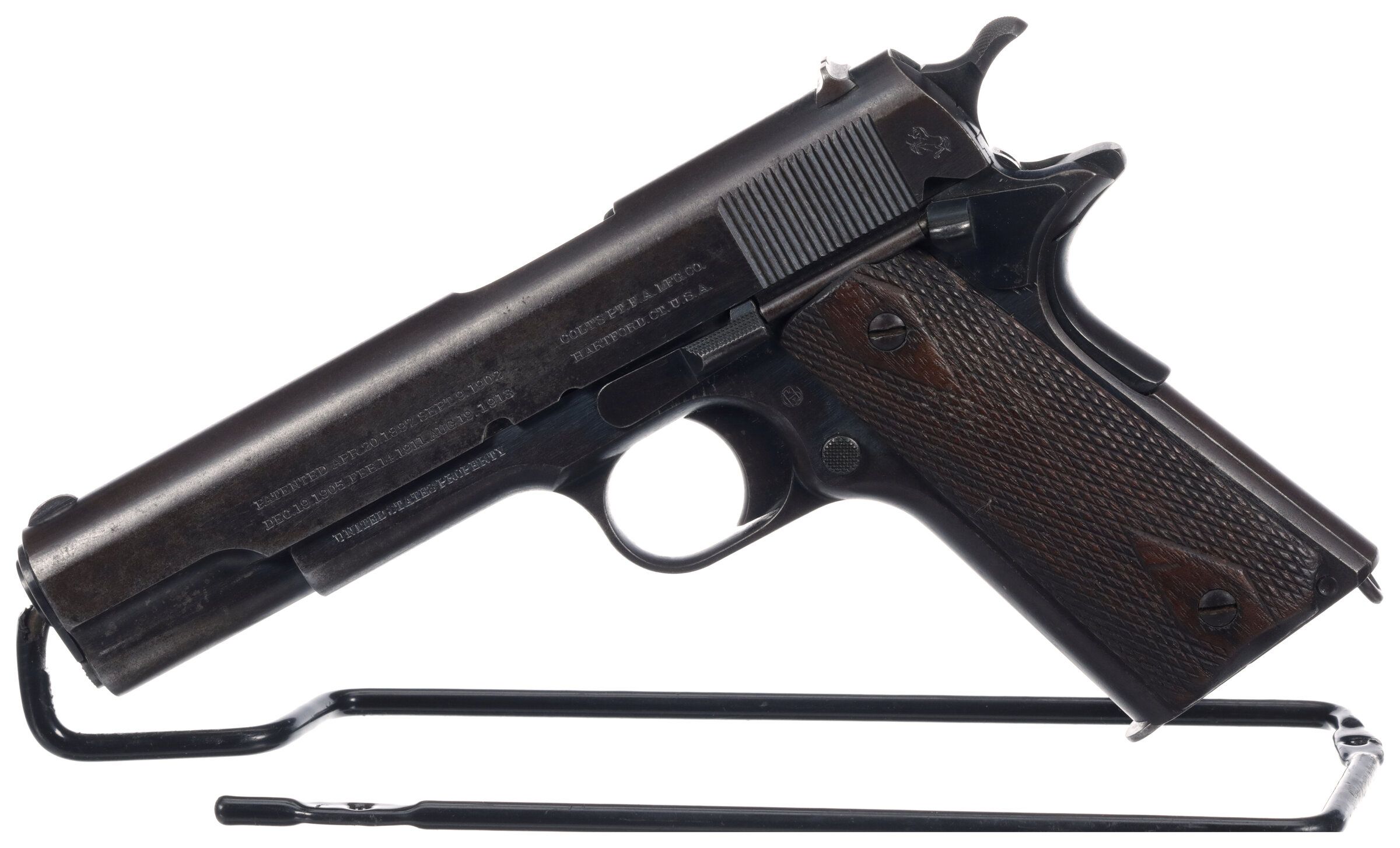 Us Colt Model 1911 Semi Automatic Pistol Rock Island Auction 0191