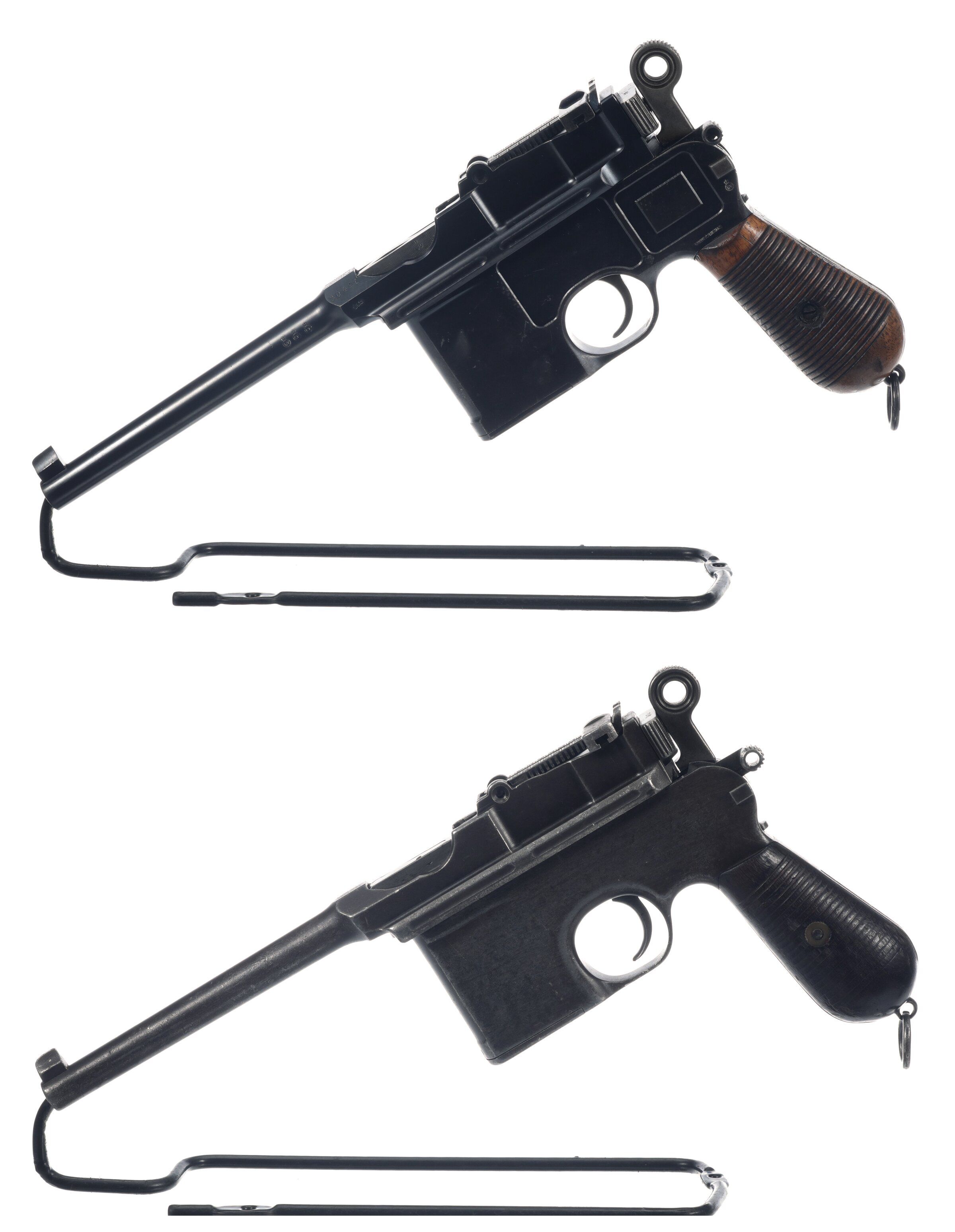 Two Broomhandle SemiAutomatic Pistol Rock Island Auction