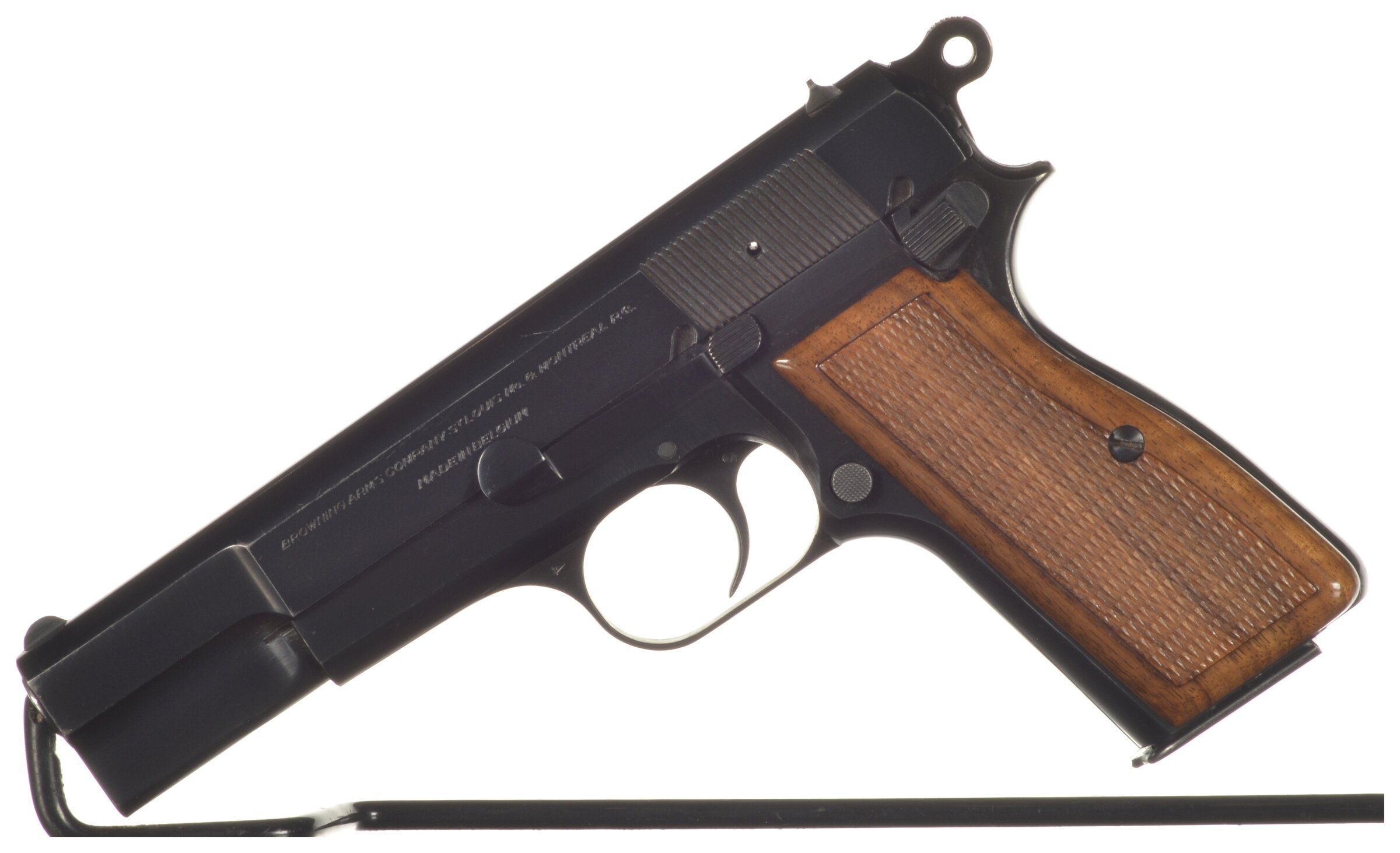 Belgian Browning High Power Semi Automatic Pistol Rock Island Auction 0548